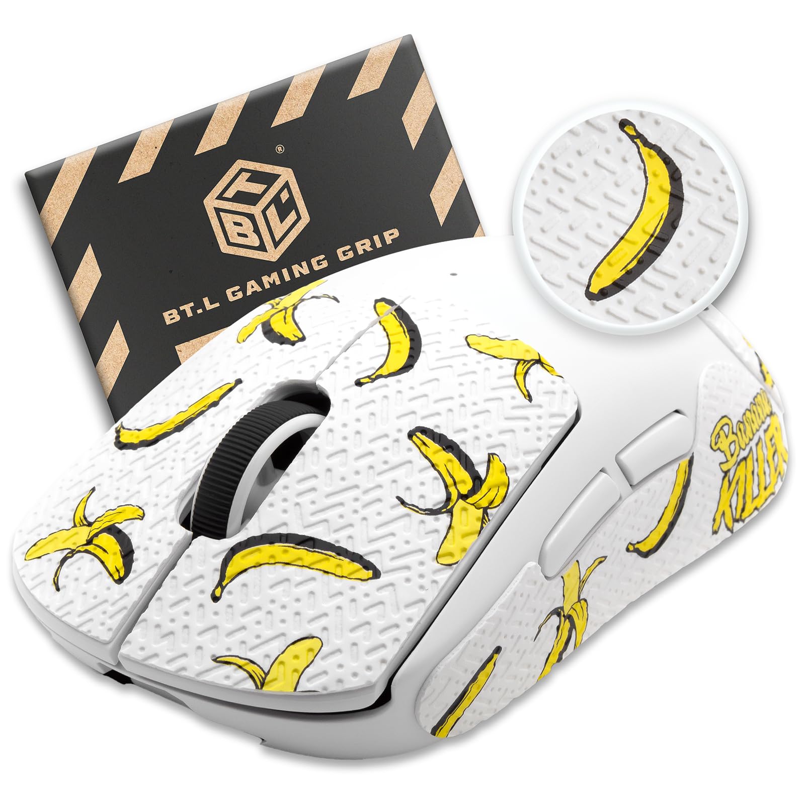 Bt.L Mouse Grip For Logitech G Pro Wireless & Logitech G Pro Wireless X Superlight (Black)