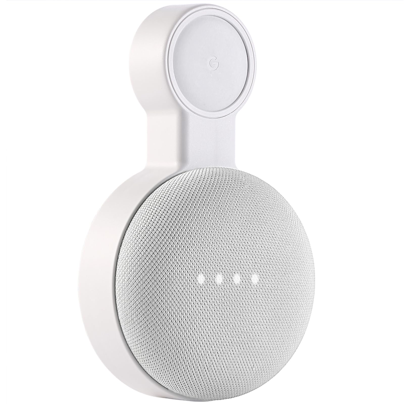 Outlet Wall Mount Holder For Google Nest Mini And Google Home Mini, A Space Saving Accessories With Cord Management For Google Mini Smart Speaker, No Messy Wires Or Screws (1 Pack)