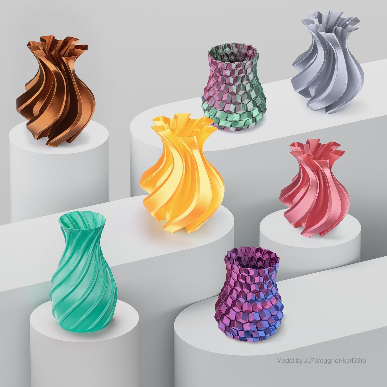 Elegoo Silk Pla Filament 1.75Mm Copper 1Kg, 3D Printer Filament Dimensional Accuracy +/  0.02Mm, 1Kg Spool(2.2Lbs) Fits For Most