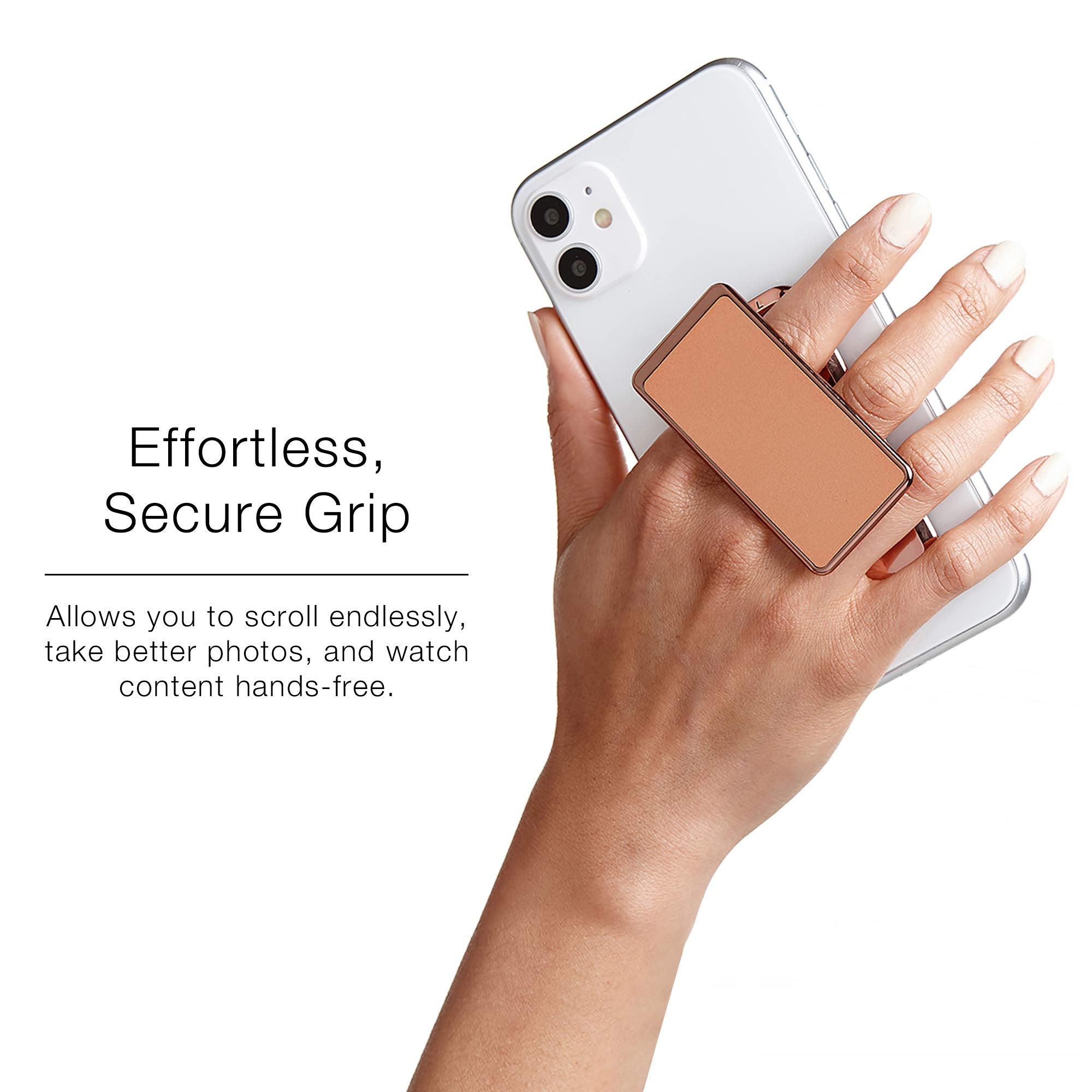 Handl New York Handlstick Rose Gold Grip And Stand For Smartphone