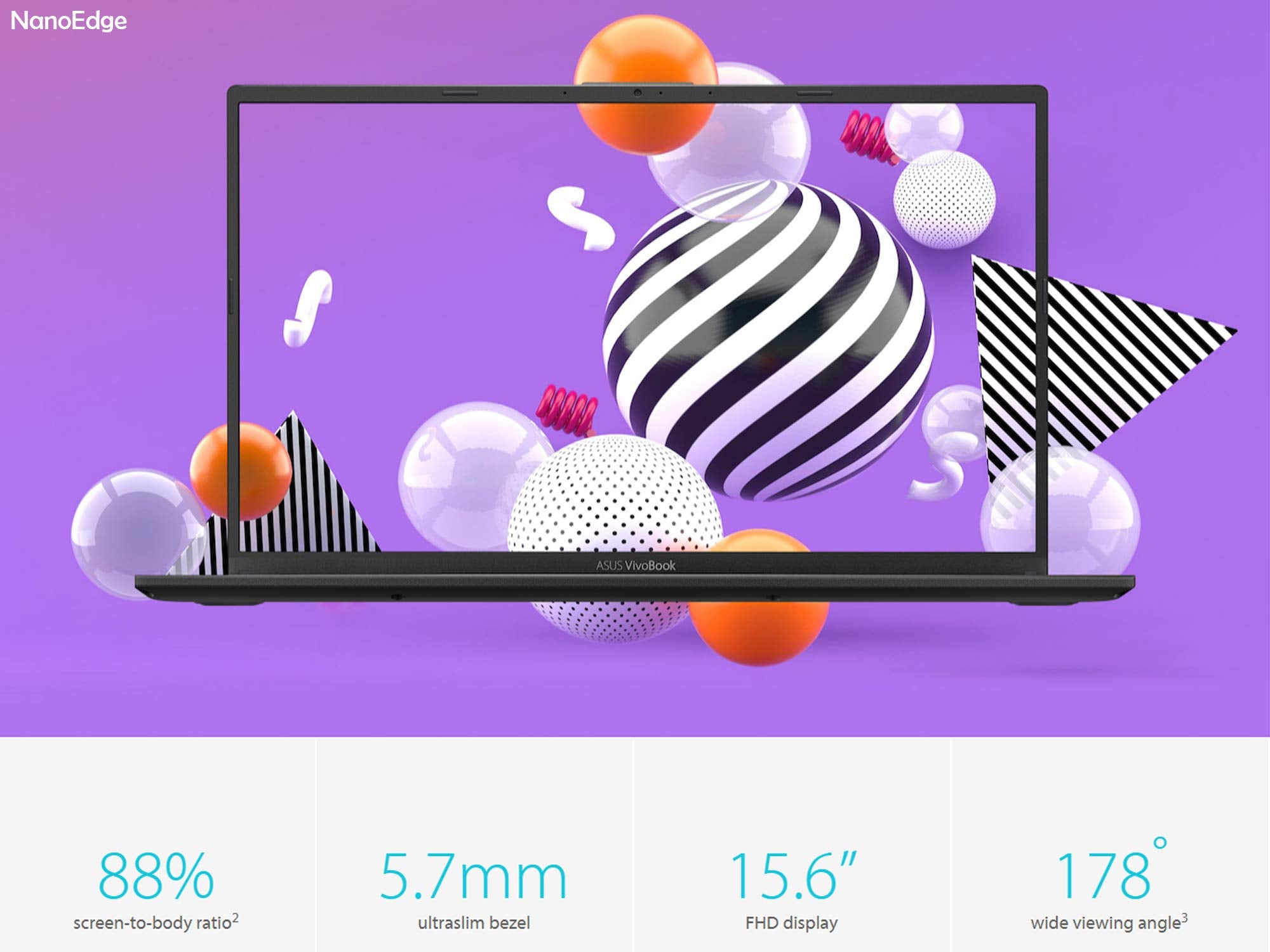 Asus Vivobook 15.6'' Fhd Touchscreen Notebook   Intel Core I5 1035G1 1.0Ghz   8Gb Ram 256Gb Pcie Ssd   Webcam   Windows 10 Home,