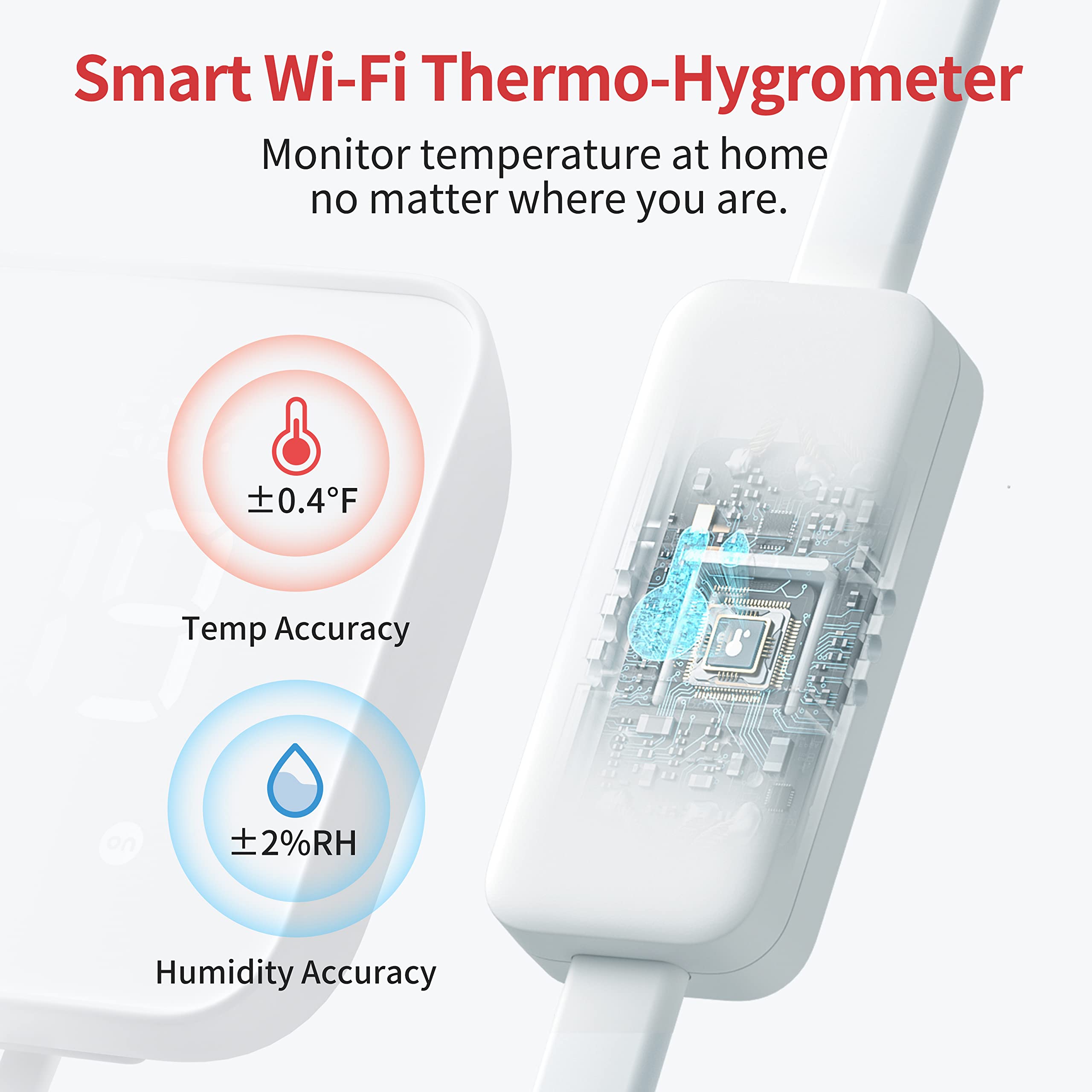 Switchbot Hub 2 (2Nd Gen), Work As A Wifi Thermometer Hygrometer, Ir Remote Control, Smart Remote And Light Sensor, Link Switchb