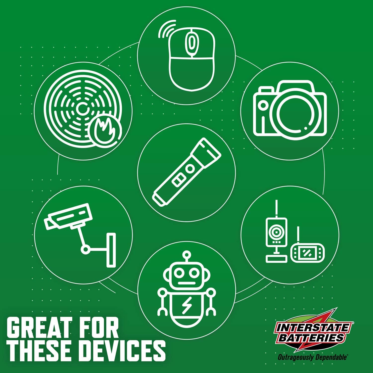 Interstate Batteries C Cell Alkaline Battery (12 Pack) All Purpose 1.5V High Performance Batteries   Workaholic (Dry0080)