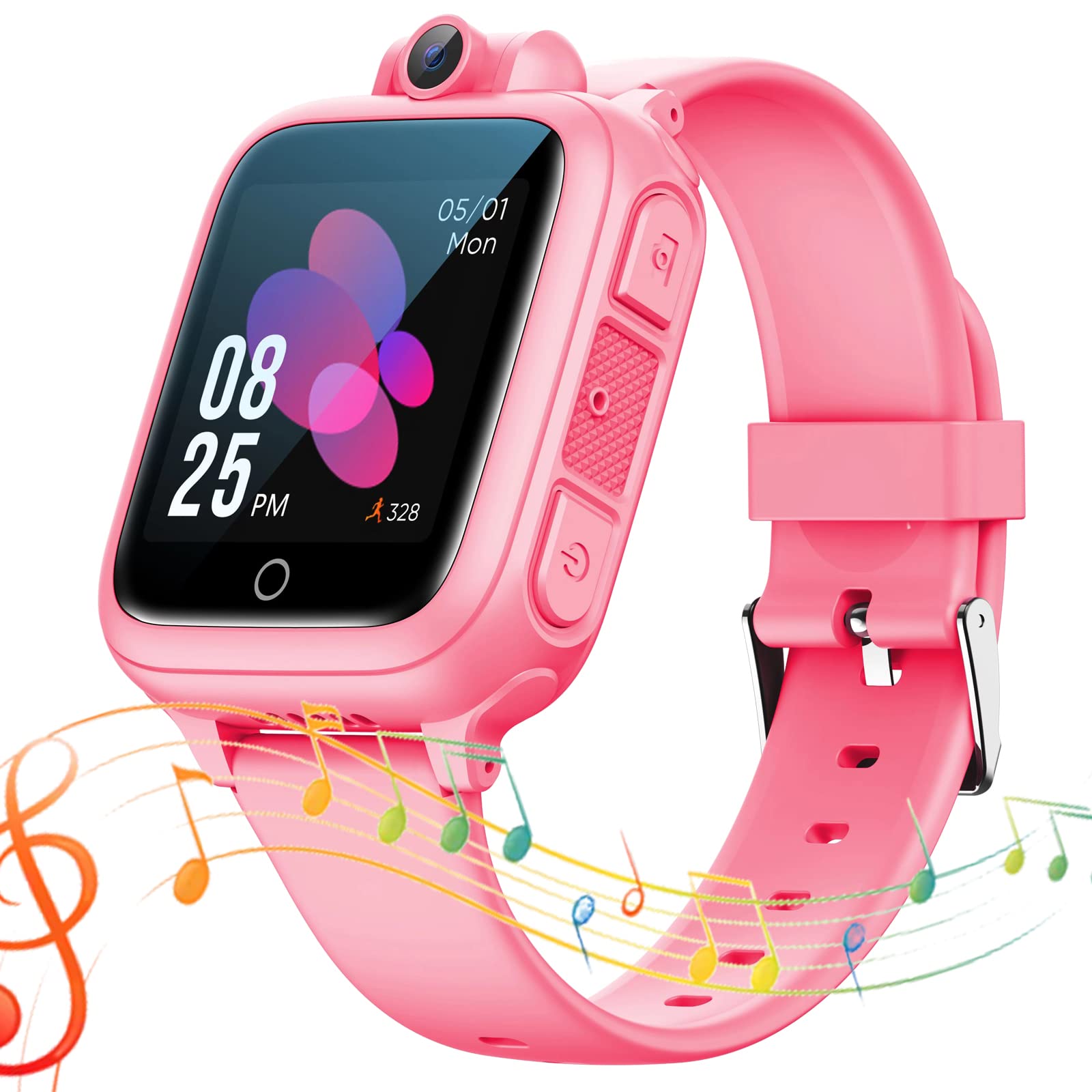 Kids Smart Watch For Girl Boy With 14 Puzzle Games Mp3 Music Video Player Toddler Watch Alarm Clock Camera Voice Video Recoder S