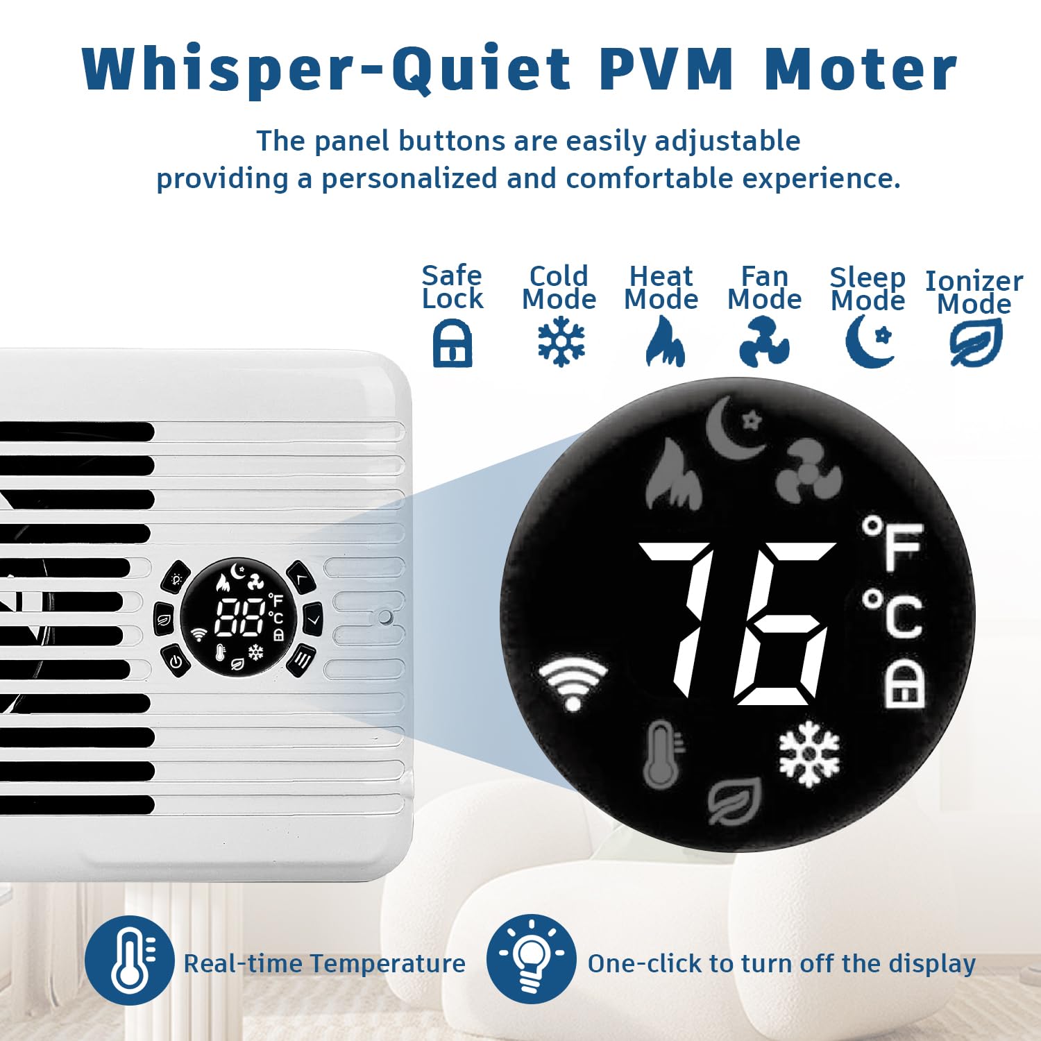 Tmyice Register Booster Fan For 4 X 10 Register Holes, Smart Ac Vent Booster Fans Improves Heating & Cooling With Remote And The