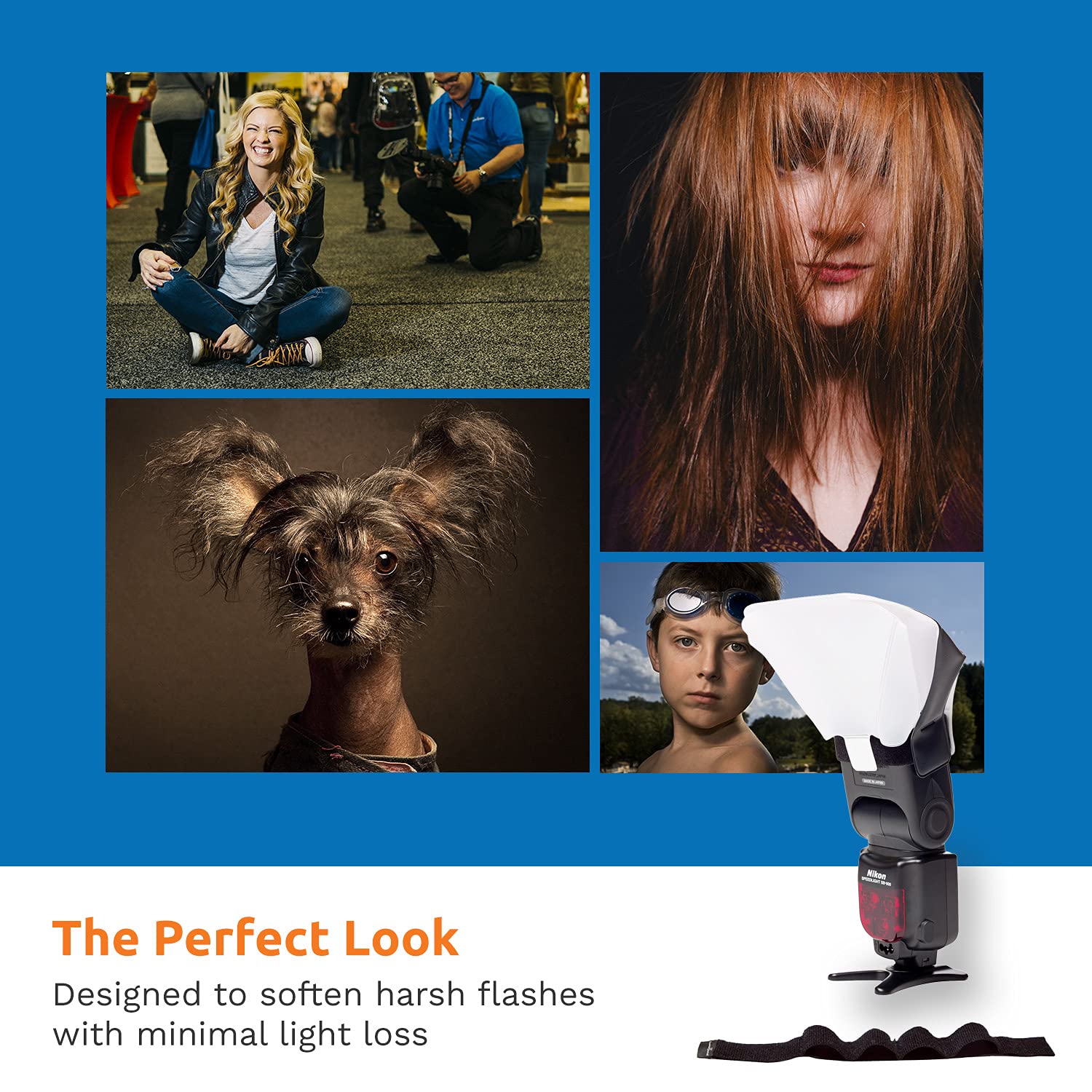 Lumiquest Ultrasoft Frosted Photography Lighting Diffuser, Compact Modifier With Ultrastrap, Camera Lighting, Universal Portable