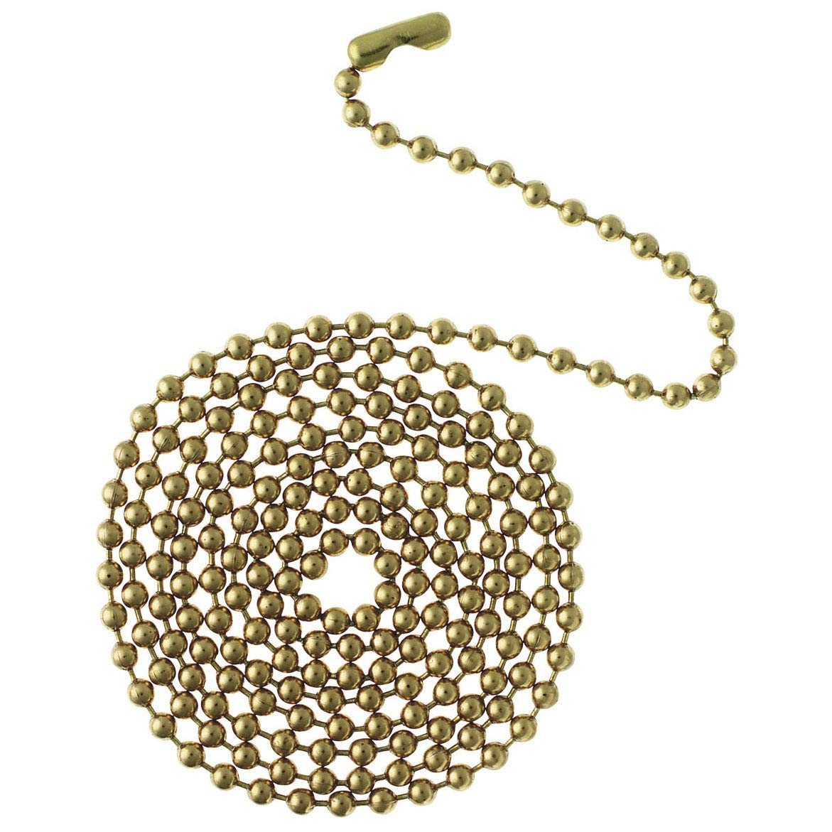 Westinghouse 7701200 12'' Beaded Chain Brass Finish