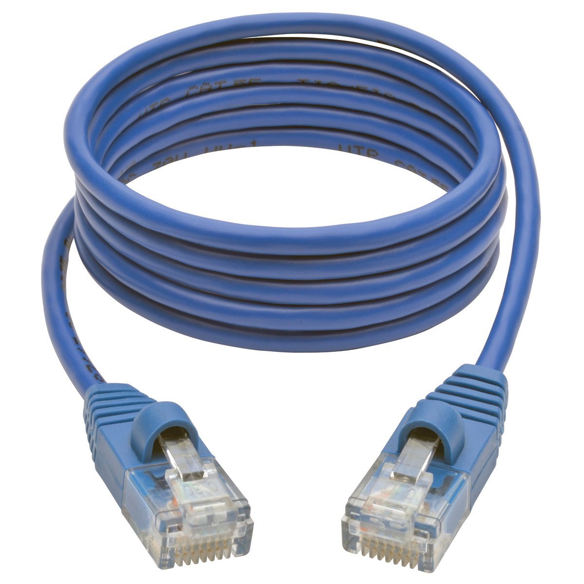 Tripp Lite Cat5E Snagless Molded Slim Utp Patch Cable (M/M), Rj45, Blue, 4 Ft. (N001 S04 Bl)