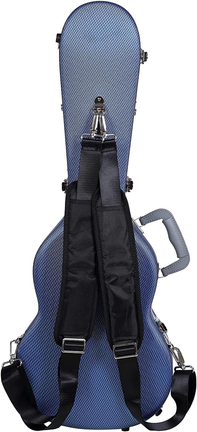 Crossrock, 0-String Concert Ukulele, Super Lightweight Abs Molded Hard Case In Blue, (Cra860Cubl)
