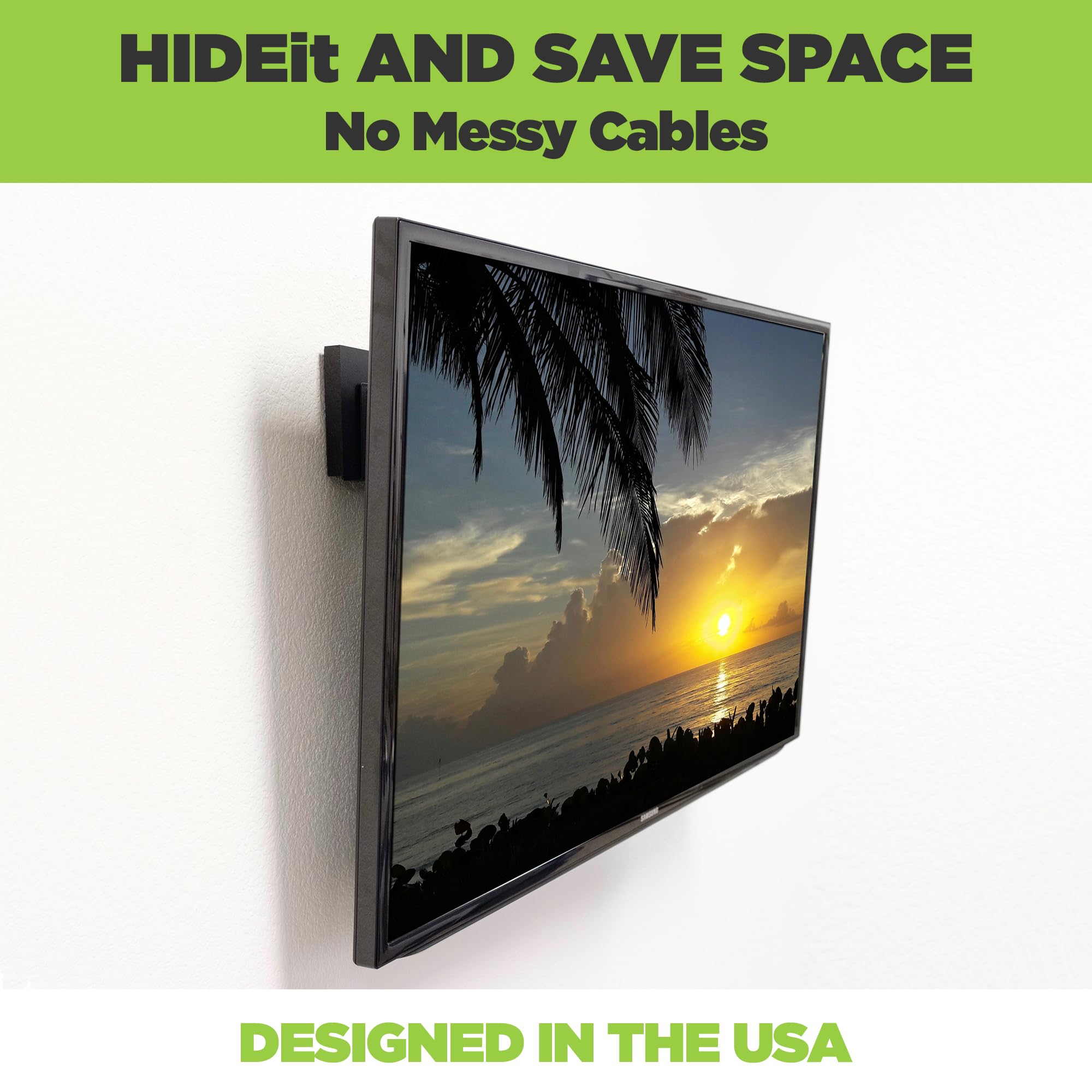 Hideit Mounts Uni Xs Mount   Patented In 2018, Made From Steel Adjustable Extra Small Device, Hide Your Cable Tv Box, Modems, Sa