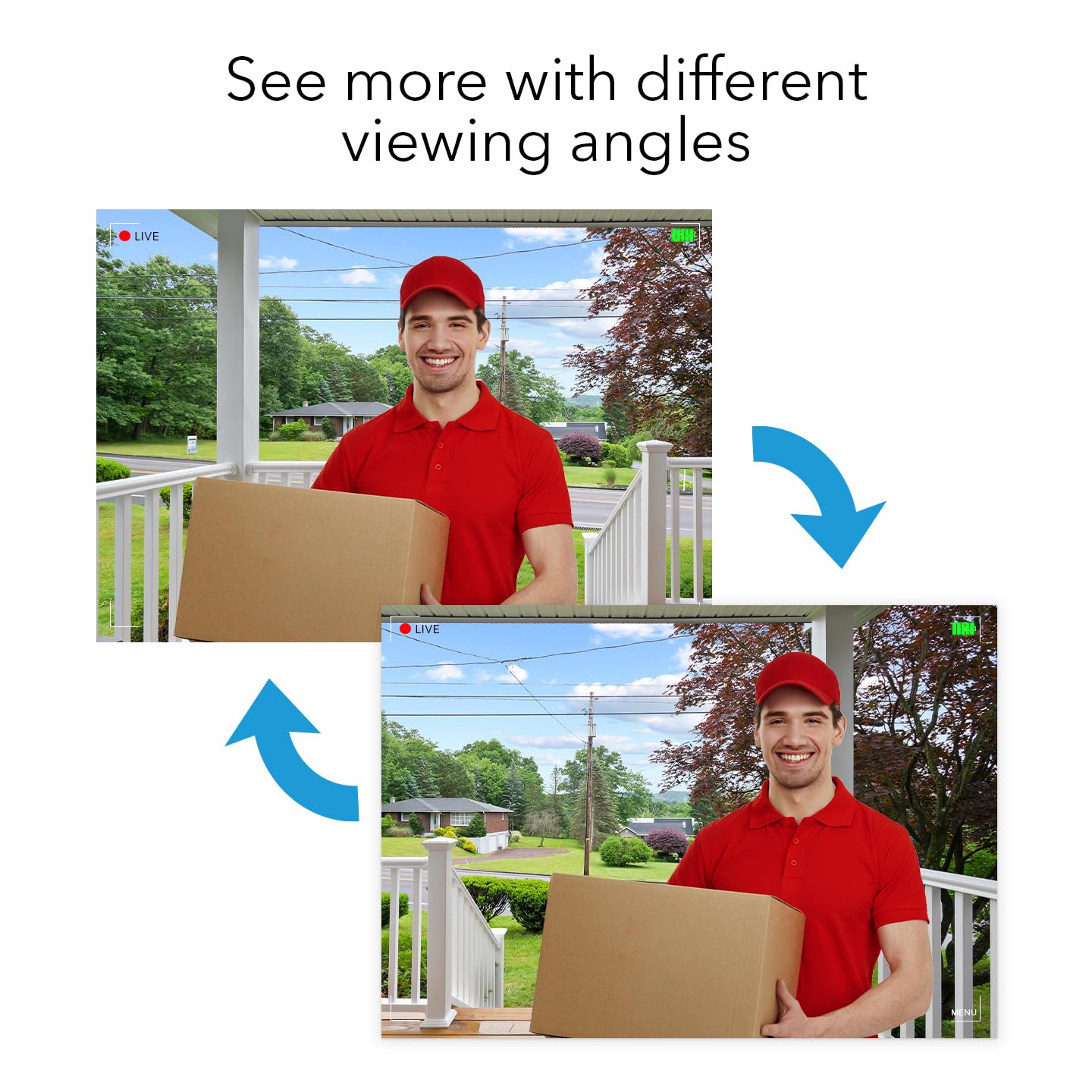 Wasserstein 35 To 55 Horizontal Wedge Wall Mount Compatible With Arlo Wireless Video Doorbell (2Nd Gen) & Essential Video Doorbe