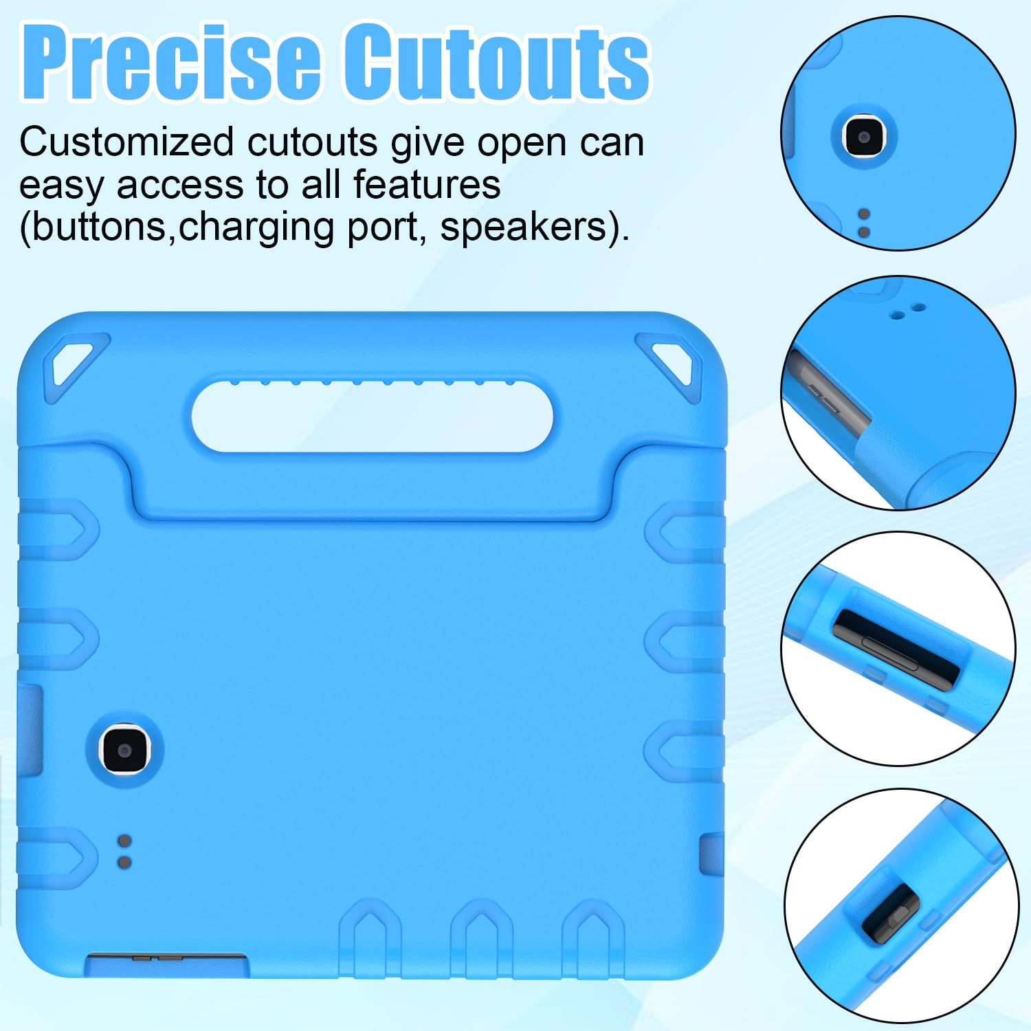 Bmouo Kids Case For Samsung Galaxy Tab E 9.6   Shockproof Light Weight Convertible Handle Stand Protection Case For Samsung Gala