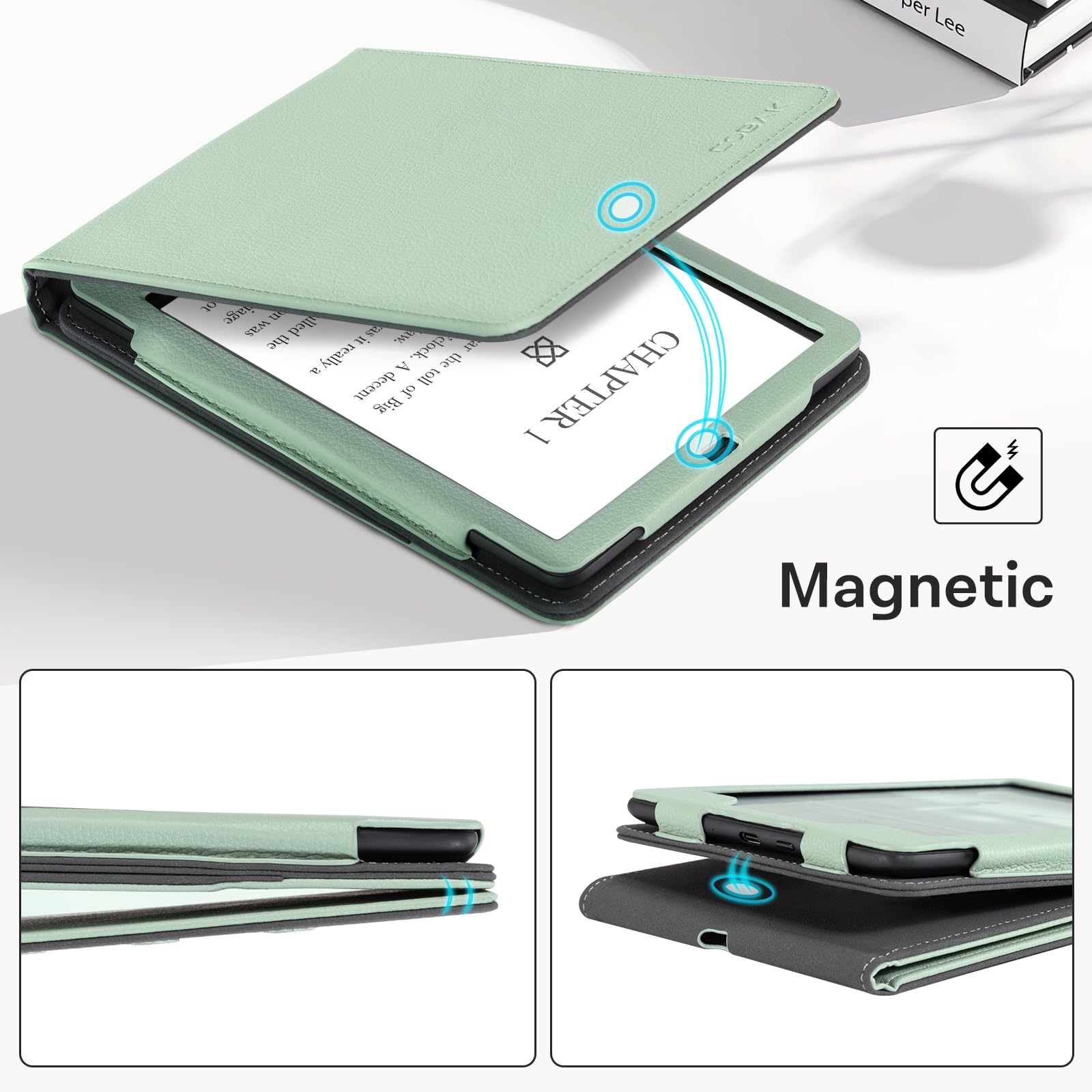 Cobak Case For 6.8'' Kindle Paperwhite   New Pu Leather Cover With Stand, Mutil Angles, Auto Sleep Wake For Kindle Paperwhite 11