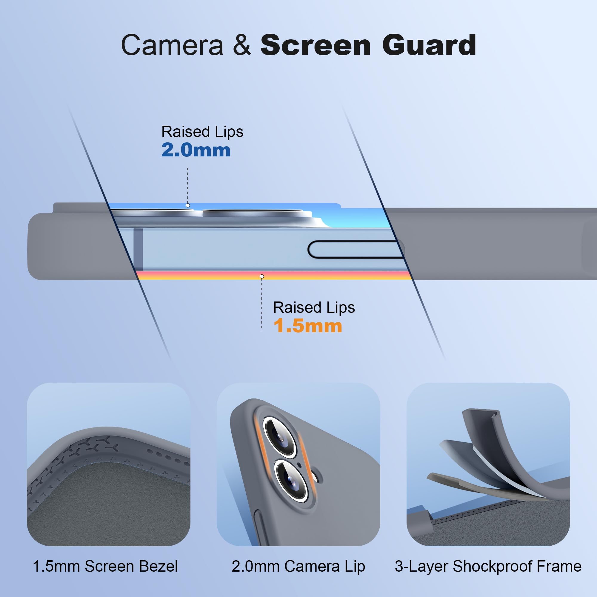 Skylmw Designed For Iphone 16 Plus Case With Magnetic Invisible Stand Compatible With Mag Safe Military Drop Tested Shockproof S