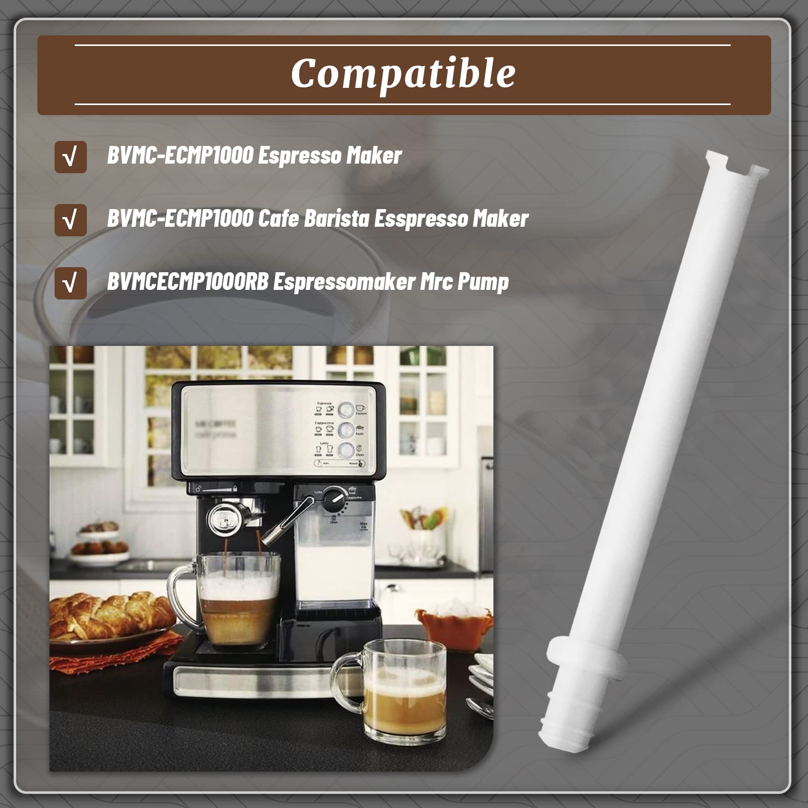 162416 000 000 Silicone Tube Replacement For Mr Coffee Silicon Tube Bvmc Ecmp1000 Espresso Maker