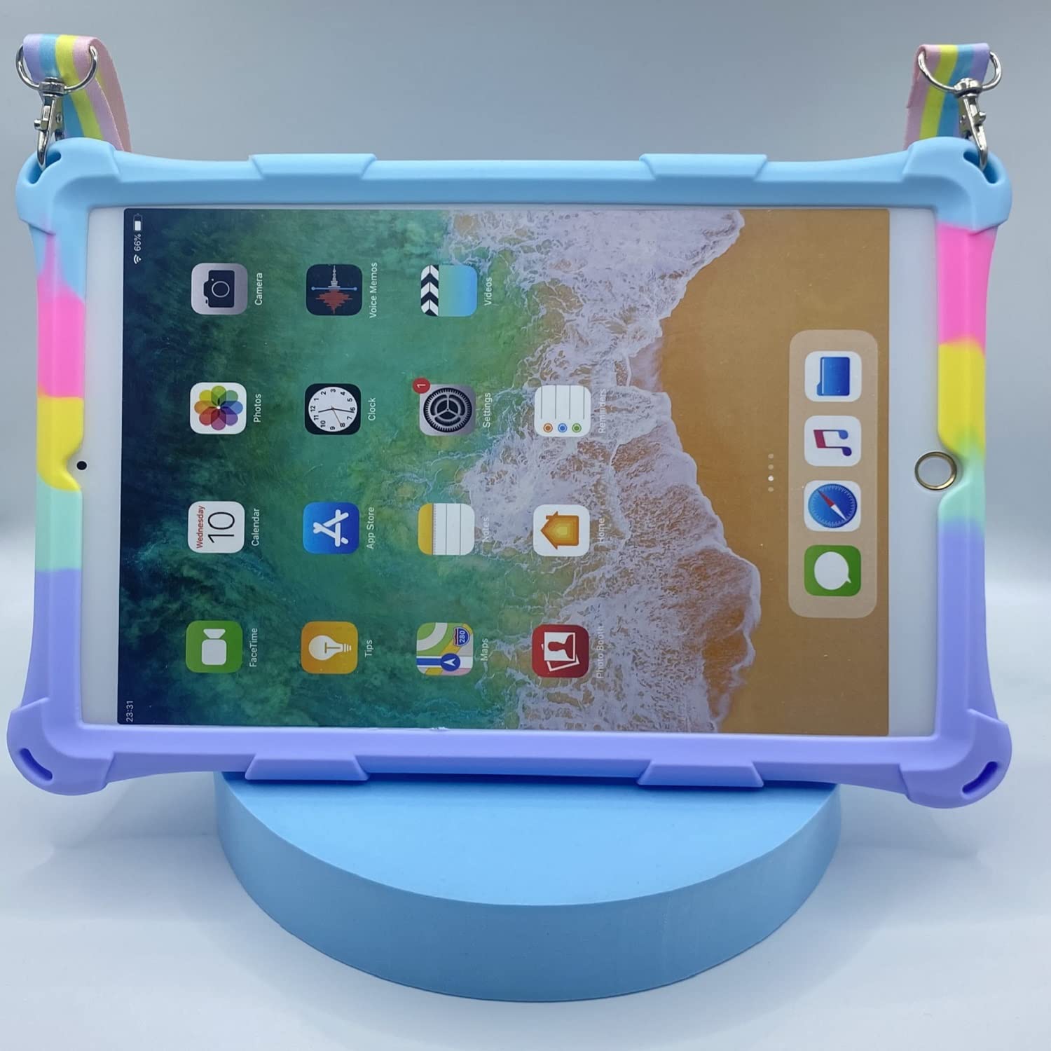 Kids Case For Ipad 5Th 6Th Generation 2017/2018 9.7'' Case Girls Boys, Ufainei Fidget Push Bubble Tablet Case With Kickstand, Sh