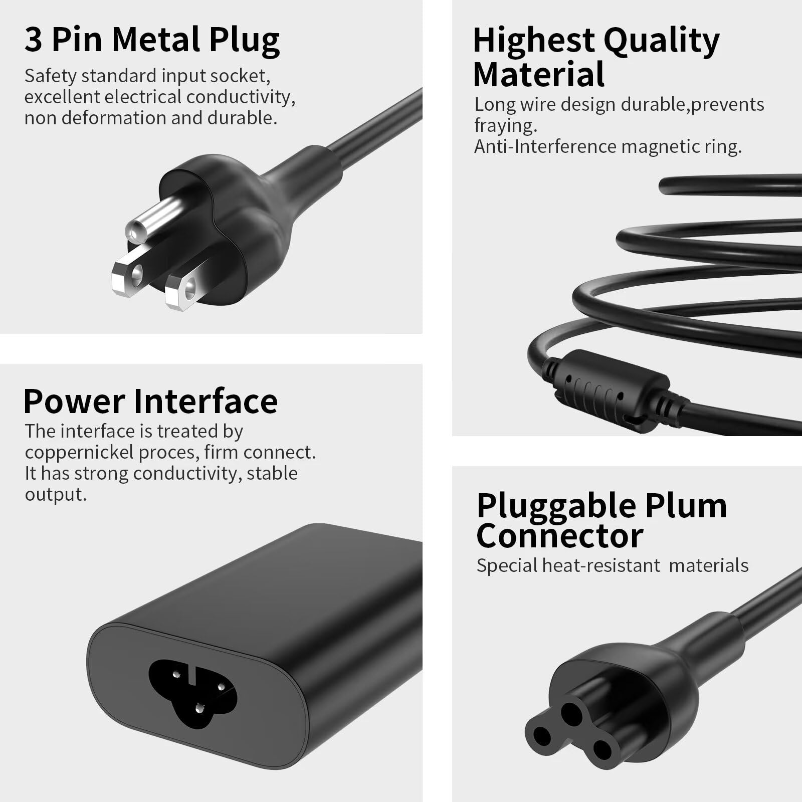 65W 45Watt Usb C Charger For Dell Laptop Charger Replacement Dell Latitude 5520 5420 5320 5430 7420 7390 7320 7400 Dell Xps 13 1