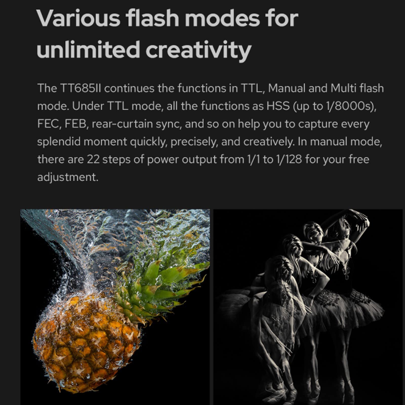 Godox Tt685Ii C Flash For Canon Speedlight Camera Flash E Ttl Speedlite High Speed Sync, 2.4G Wireless X System Compatible For Canon Flash 5D Mark Iv 6D Mark Ii 7D 90D 250D R5 850D (Upgraded Tt685C)