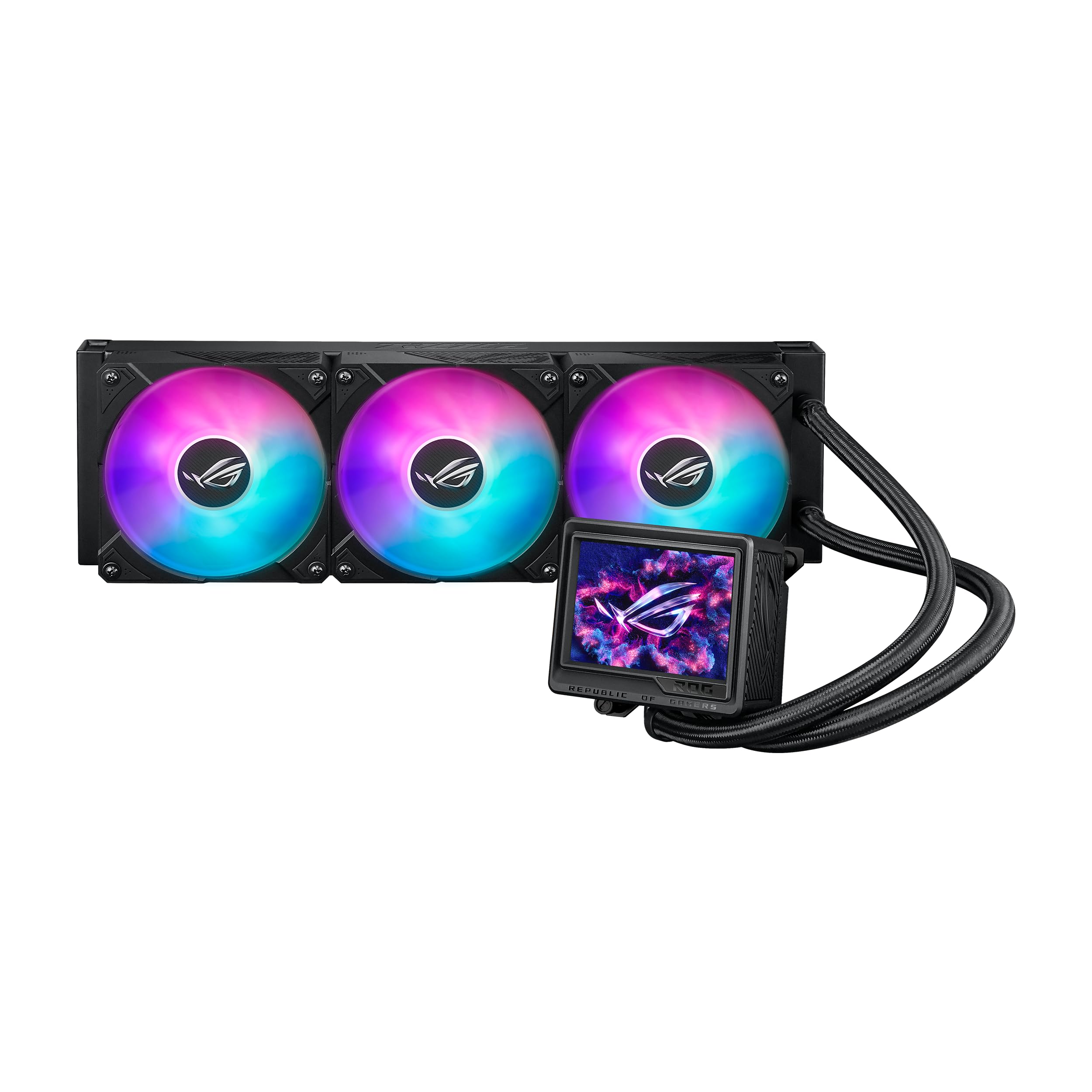 Asus Rog Ryuyjin Iii 360 Argb Extreme All In One Aio Cpu Liquid Cooler, Amd Ryzen 9000 & Intel Core Ultra Ready, Asetek Gen8 V2