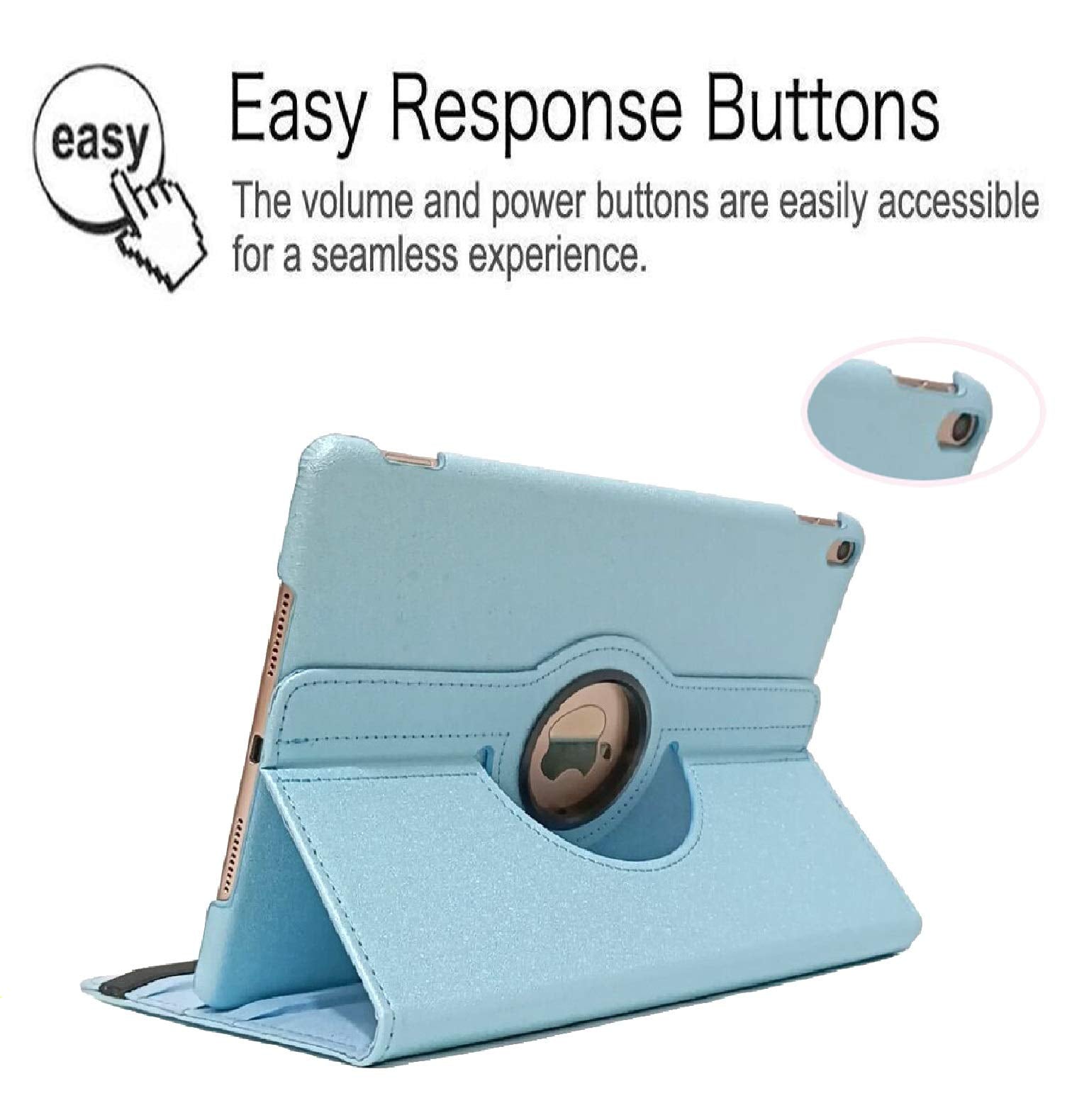 Newraturner Case For Ipad Air (3Rd Gen) 10.5'' 2019 / Ipad Pro 10.5'' 2017 Case,360 Degree Rotating Stand Protective Cover, Auto