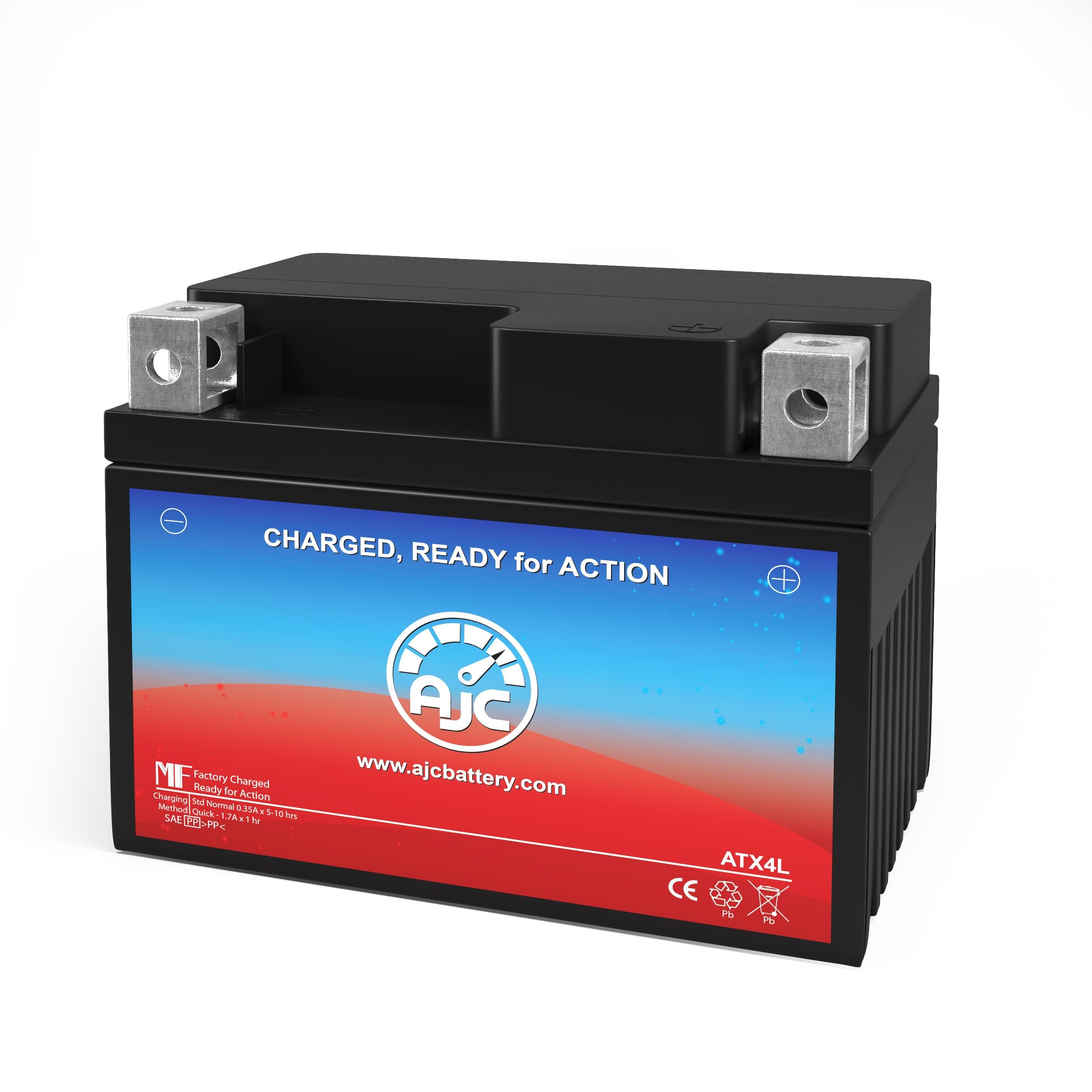 Ajc Battery Compatible With Taotao Ata 125A 125Cc Atv Battery (2013 2014)