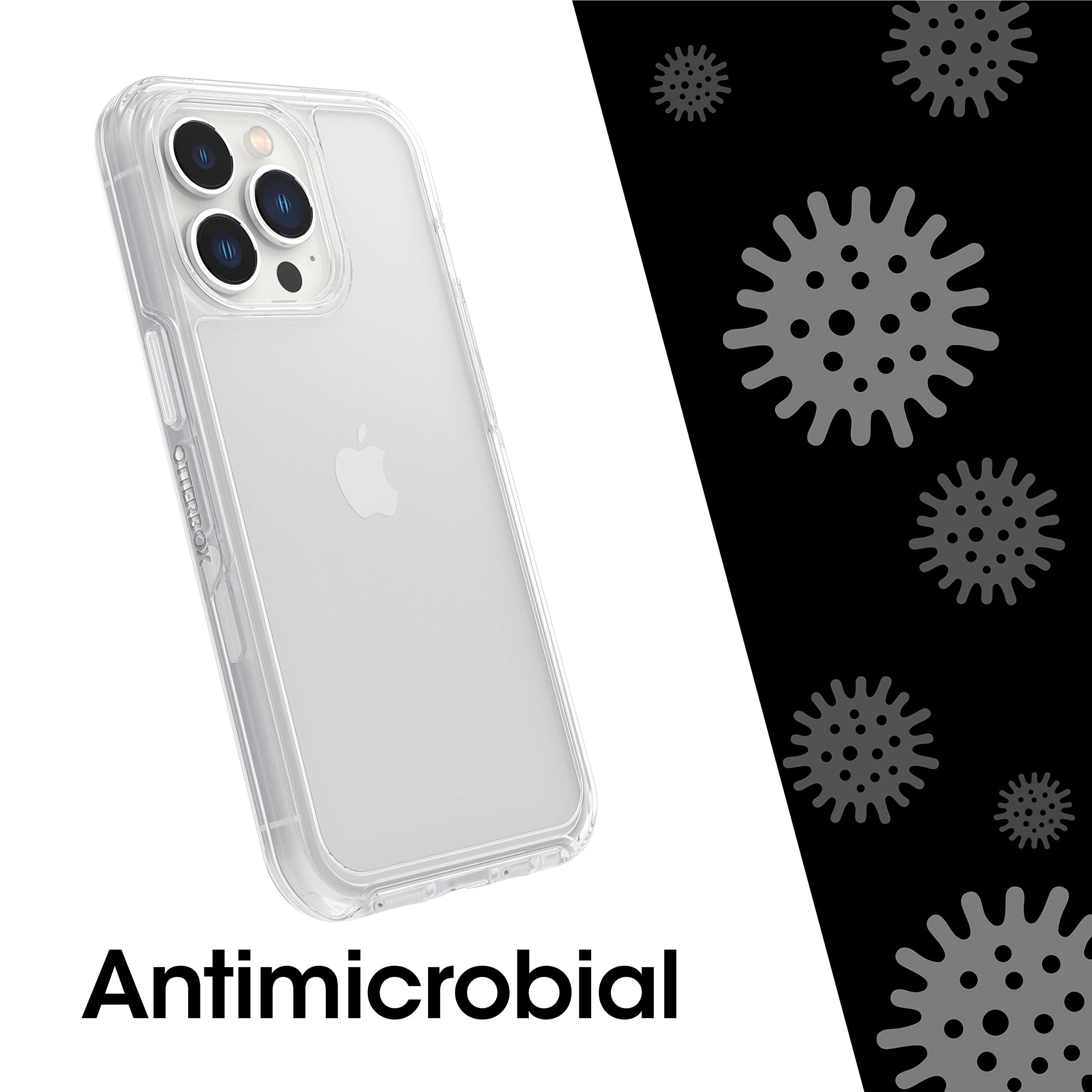 Otterbox Iphone 13 Pro (Only) Symmetry Series Case   Clear, Ultra Sleek, Wireless Charging Compatible, Raised Edges Protect Came