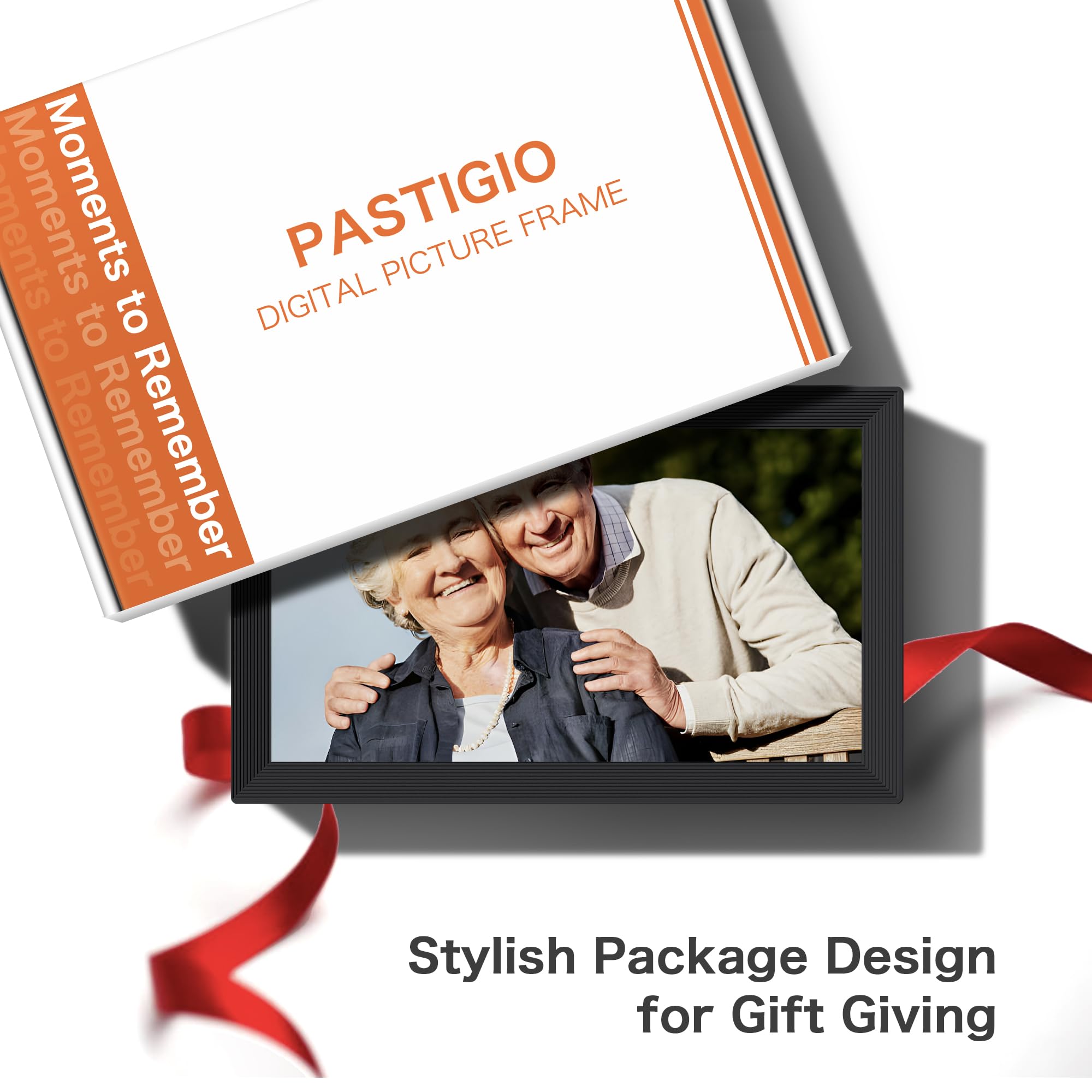 Digital Picture Frame Wifi, 15.6 Inch Frameo Digital Photo Frame, 32Gb Memory, 1920*1080 Fhd Touch Screen, Wall Mountable, Share