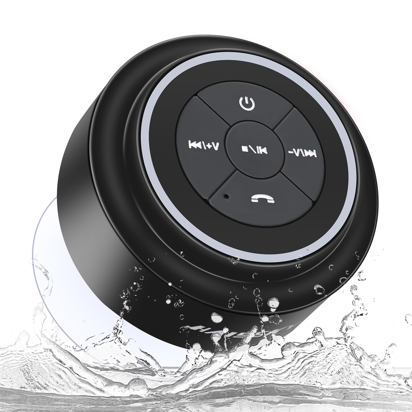 Haissky Bluetooth Shower Speakers, Portable Wireless Speaker With Suction Cup, Ip67 Waterproof Outdoor Wireless Speaker, Pairs E
