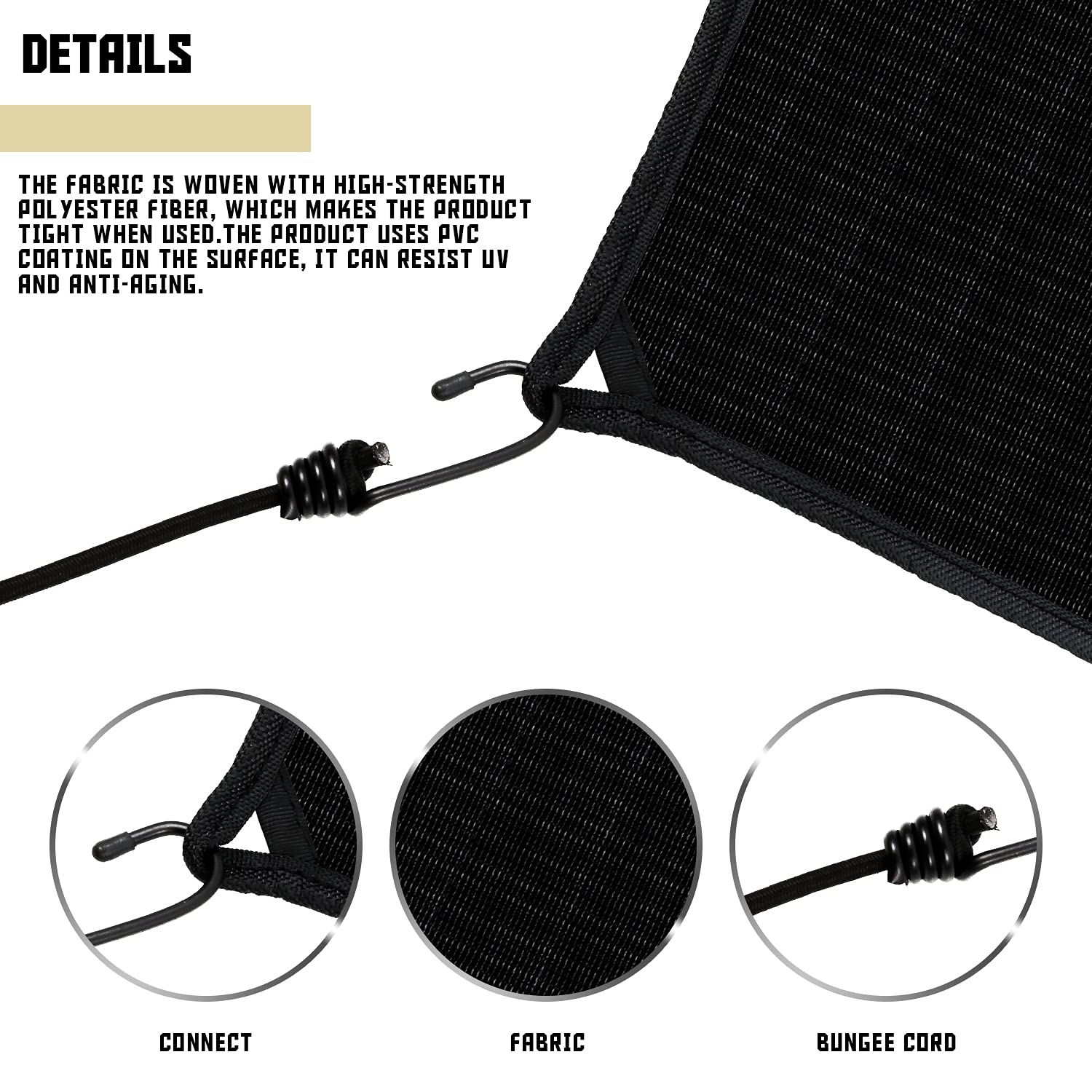 Tang Outside Winter Ac Unit Cover 28''X28'' Outdoor Air Conditioner A/C Unit Compressor Cover Keep Out Leaves With Bungee Cords