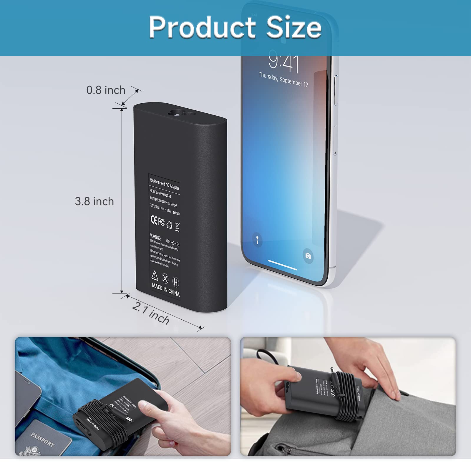 Dell 65W Ac Charger For Dell Inspiron 15 3000 15 5000 15 7000 17 7000 17 5000 17 3000 2 In 1 Series 3501 3511 3583 3593 7573 5758 5755 5558 Ha65Ns5 00 Xps 9350 9360 La65Ns2 01 Charger Laptop Power