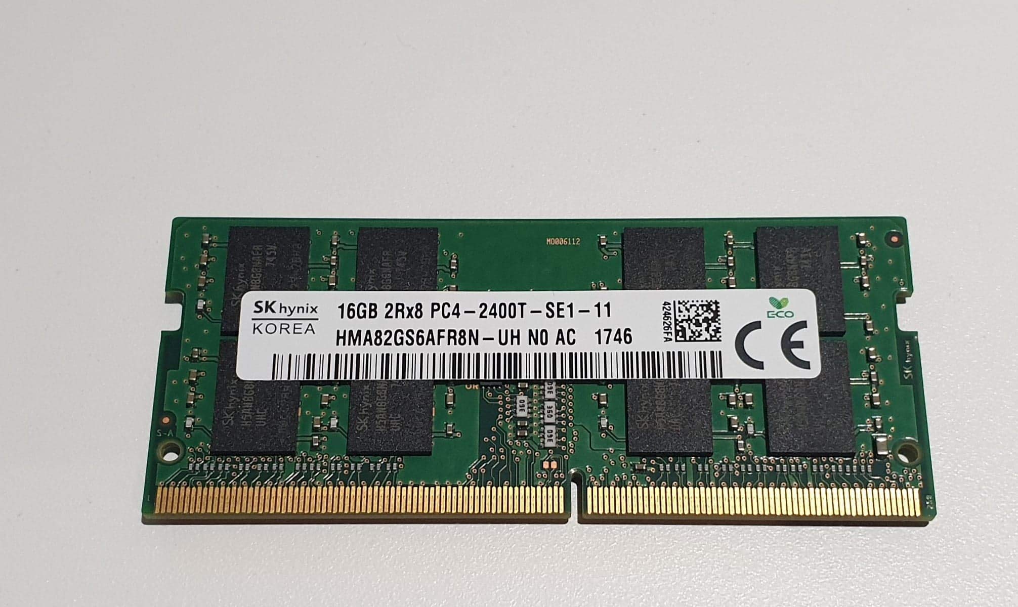 Hynix Hma82Gs6Afr8N Uh 16Gb Ddr4 2400 Sodimm