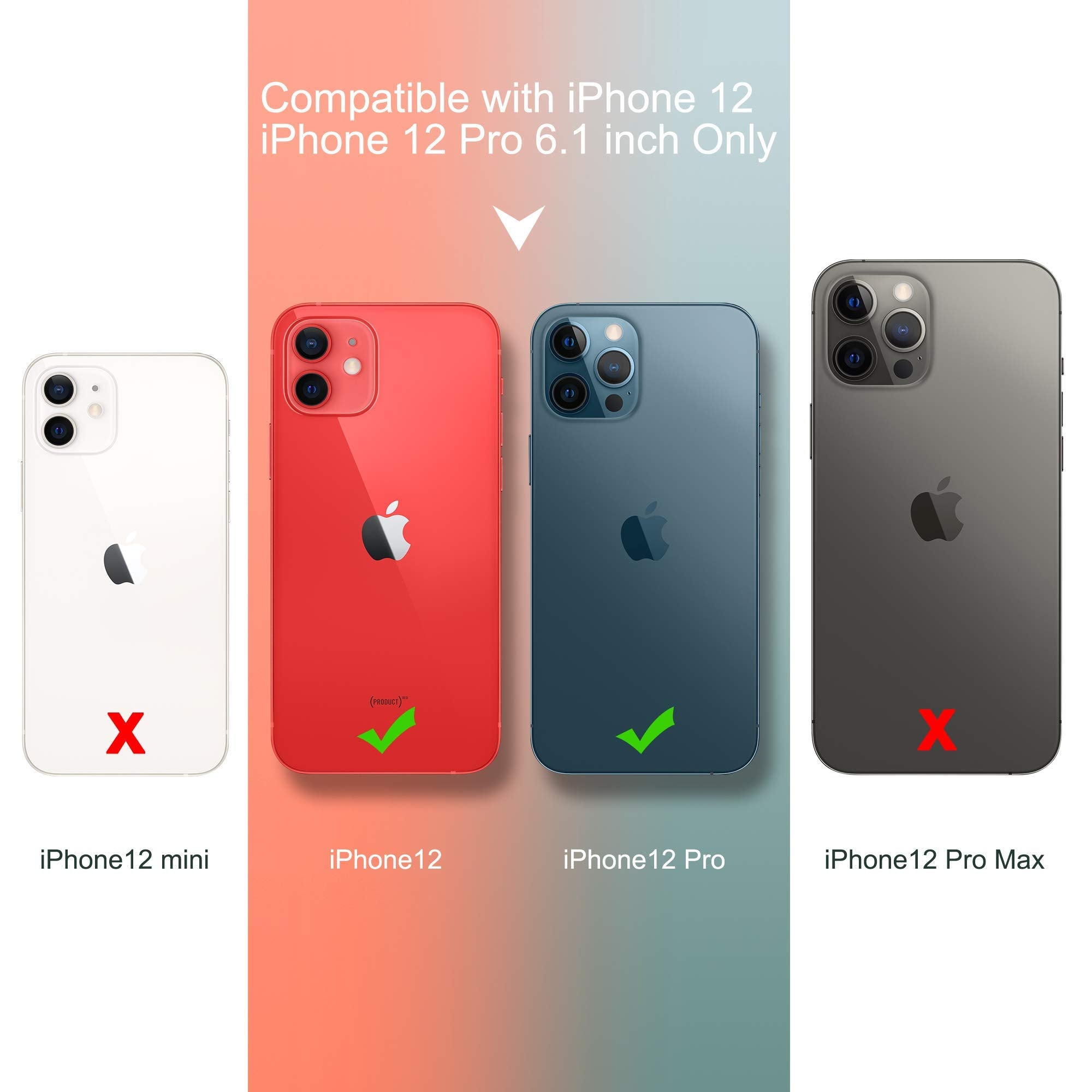 Ulak Compatible With Iphone 12 Case Clear Glitter, Iphone 12 Pro Cover Sparkle Bling Soft Tpu Women Girls Shockproof Protective