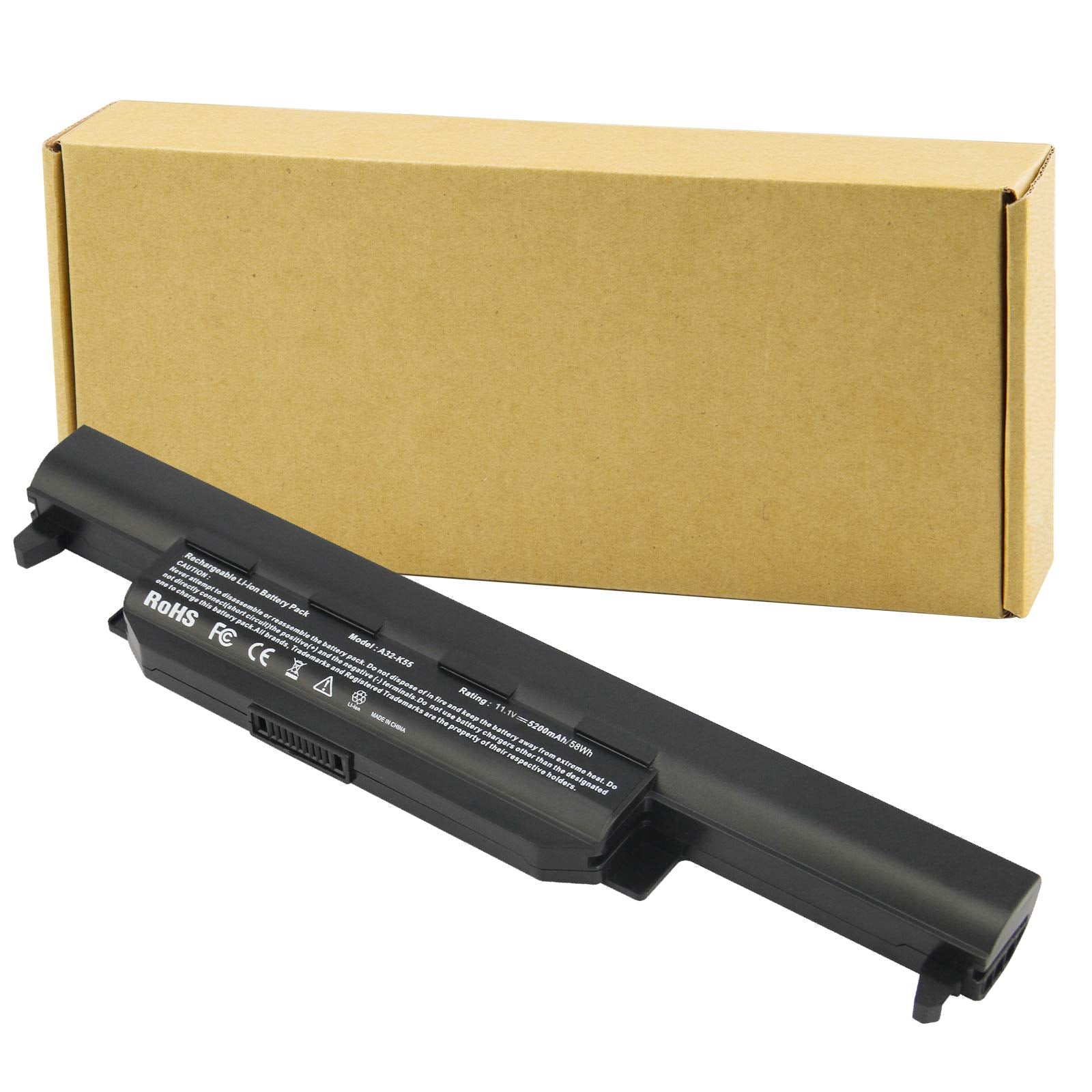 Futurebatt Laptop Battery For Asus A32 K55 A33 K55 A41 K55, Asus U57A A45 A75 K55N K45 K55A K75 X55 X55A X55C X55U X75 R500A R50