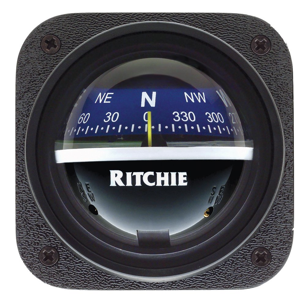 Ritchie Compass V-537B Explorer Compass - Bulkhead Mount - Blue Dial,WBEEAB002LVHAFO