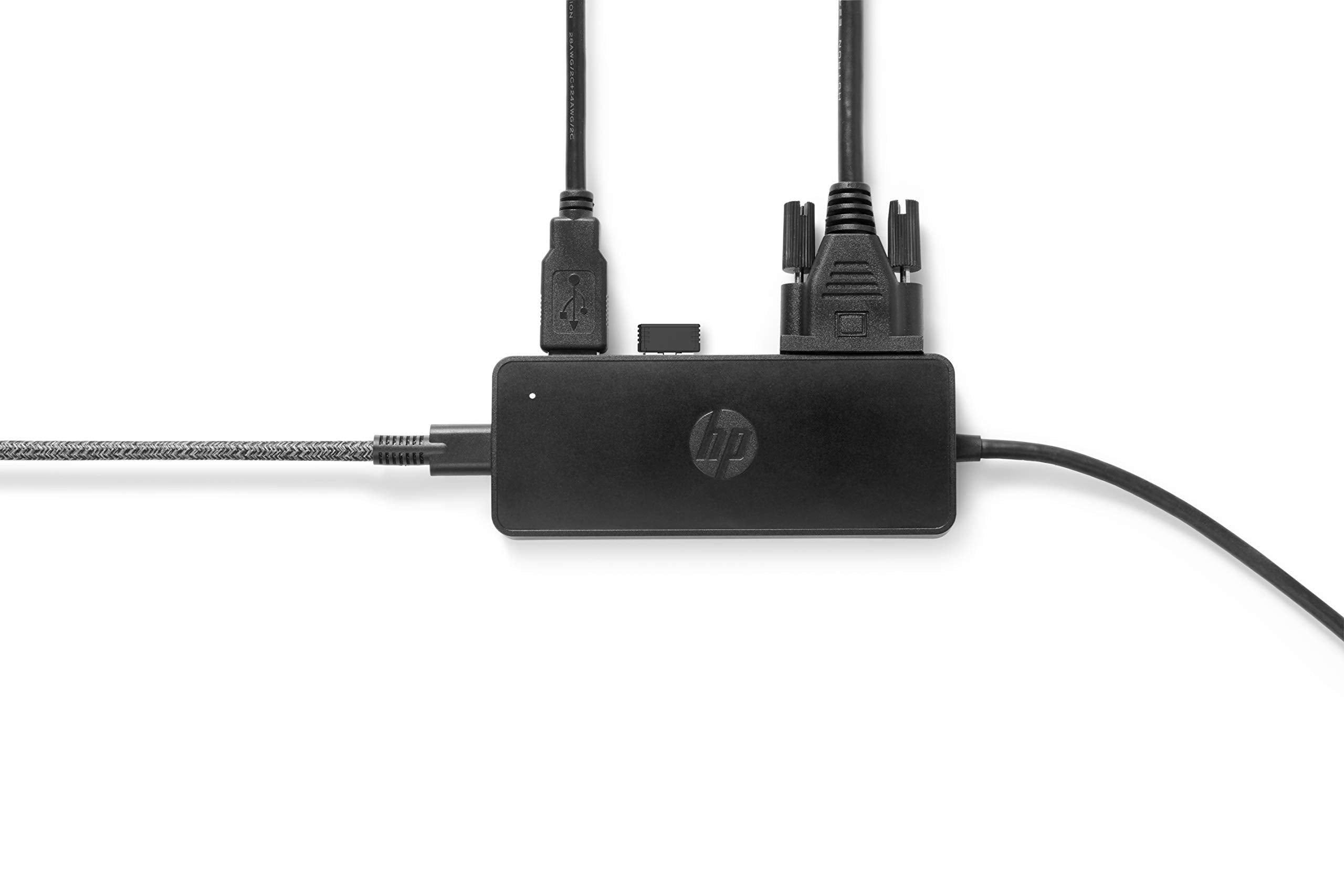 HP USB C� Travel Hub G2   Multi Port Dongle for Charging, Accessories, and Connecting an Extra Display   HDMI, VGA, and Two USB A 3.0 Ports   Scalable Power with 45W, 65W, or 90W Adapter