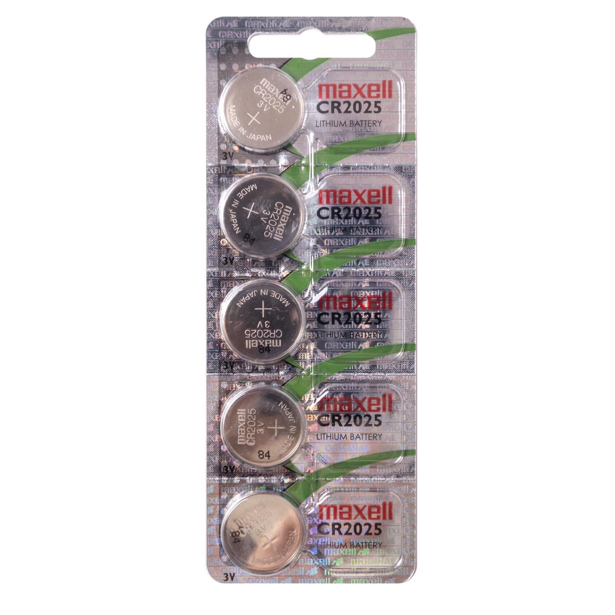 Maxell Cr2025   3V 5 Pack