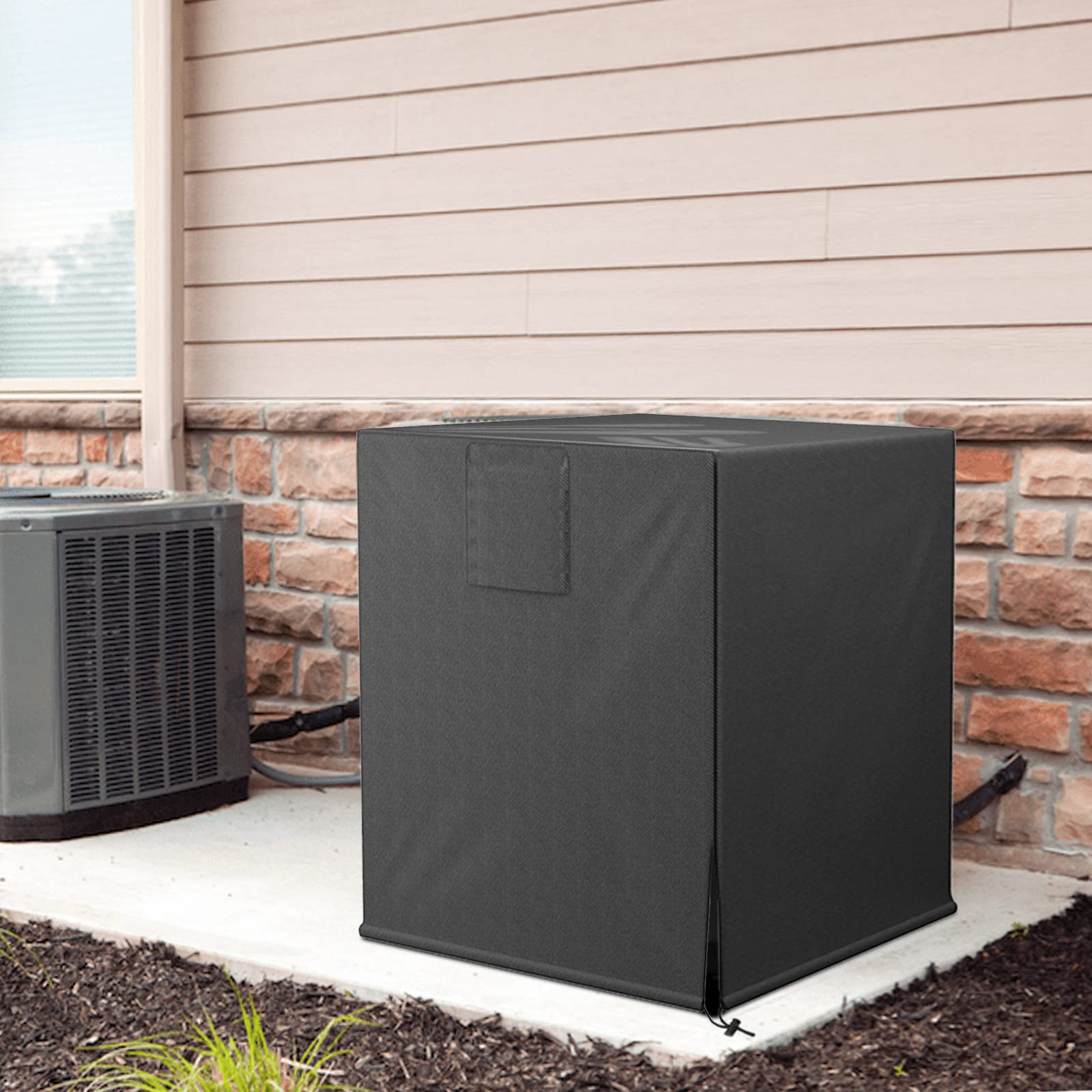 Neaglory Air Conditioner Cover For Outside, Ac Unit Covers Outdoor Fits Up To 26X26X32 Inch, Durable Waterproof Windproof And Sn