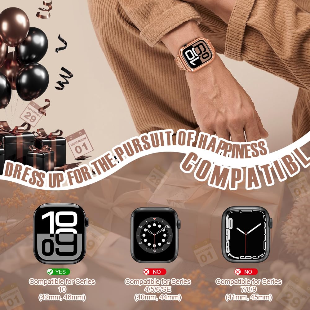 Top4Cus 42Mm (Series 10) Cover Environmental Soft Flexible Tpu Anti Scratch Lightweight Protective 42Mm Iwatch Case Compatible W