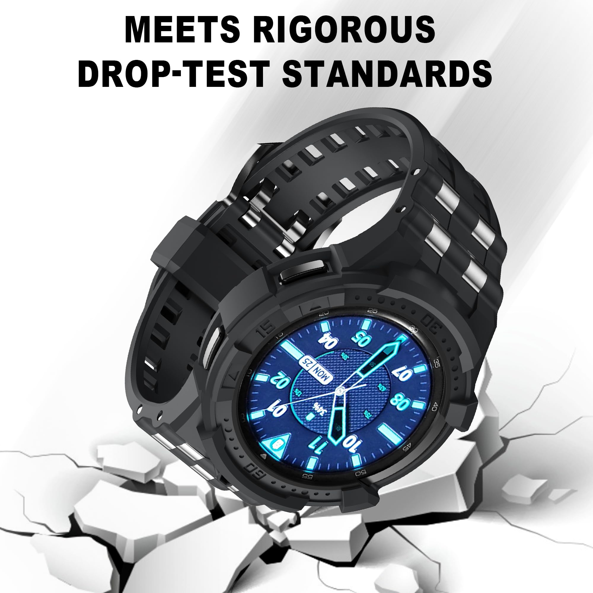 T-Engine Case Compatible With Galaxy Watch 4 Classic 42Mm (2021), Not For Galaxy Watch 42Mm In 2018 Version