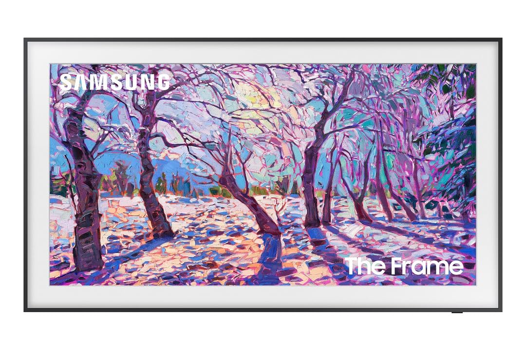 Samsung 85 Inch Class Qled 4K The Frame Ls03B Series, Quantum Hdr, Art Mode, Anti Reflection Matte Display, Slim Fit Wall Mount