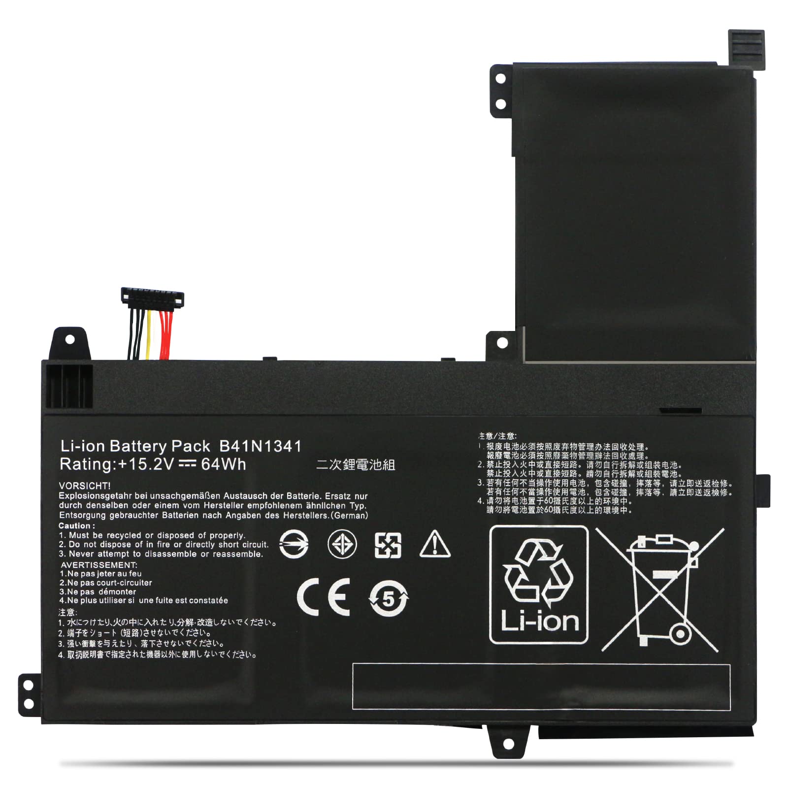 Zthy B41N1341 Laptop Battery Replacement For Asus Q502 Q502L Q502La Q502La Bbi5T12 Q502La Bbi5T14 Q502La Bbi5T15 Q502La Bsi5T14