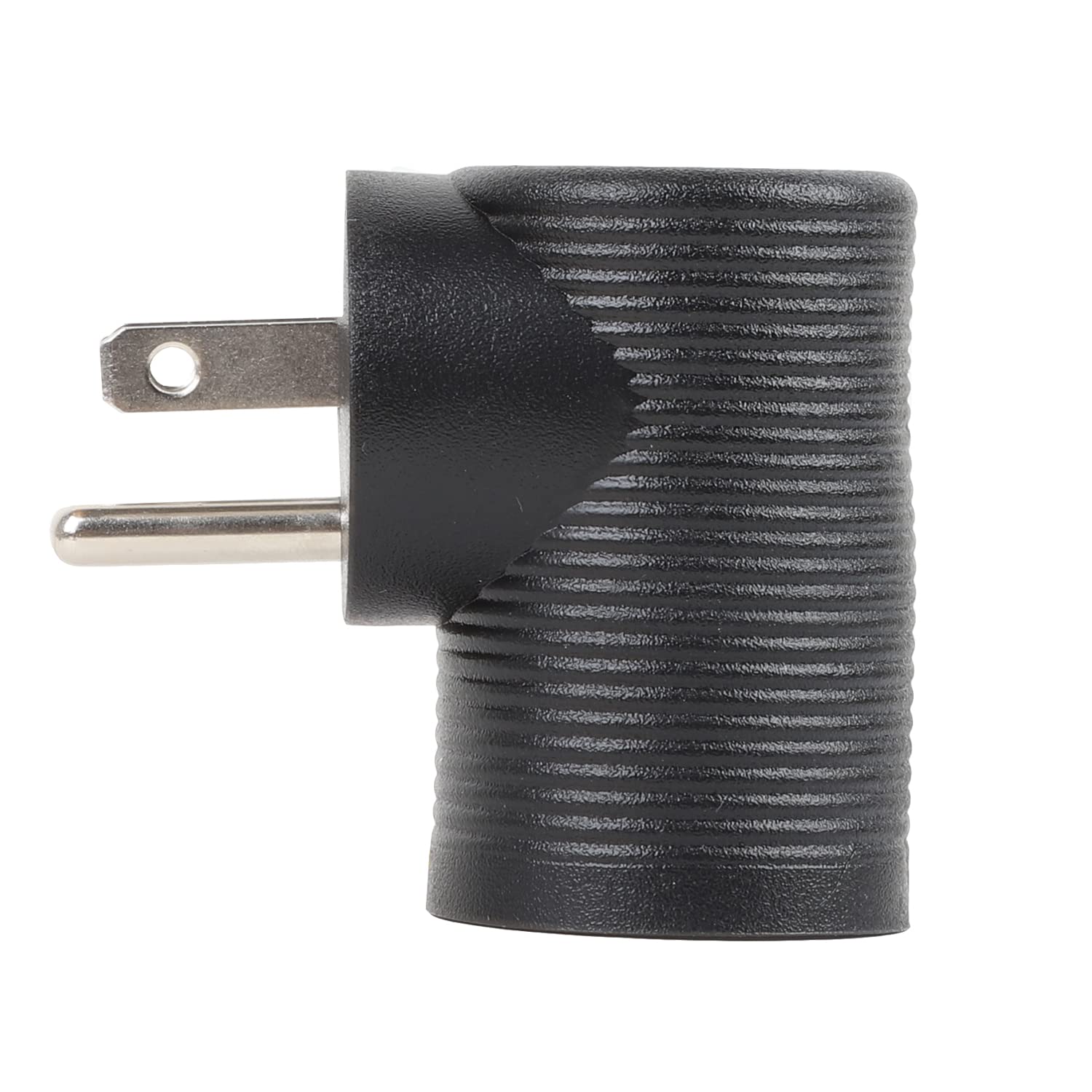 Nema 5 15R To 5 15P Right Angle Power Adaptor, Right Angled Usa 3 Prong Male Female Adapter,90 Degree Angled Usa Male Female Pow