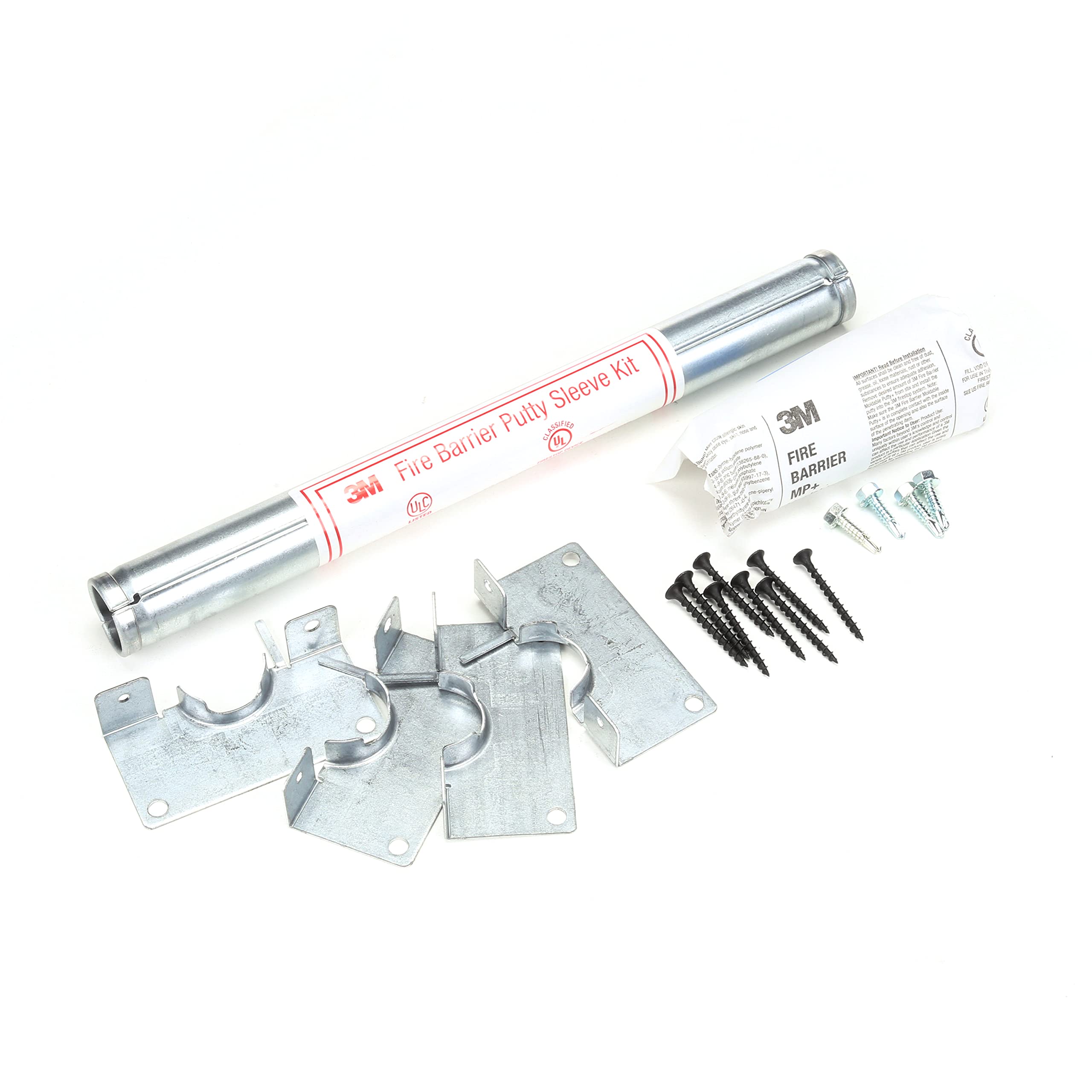 3M Fire Barrier Putty Sleeve Kit DT 100, 1 in Round, 1/case