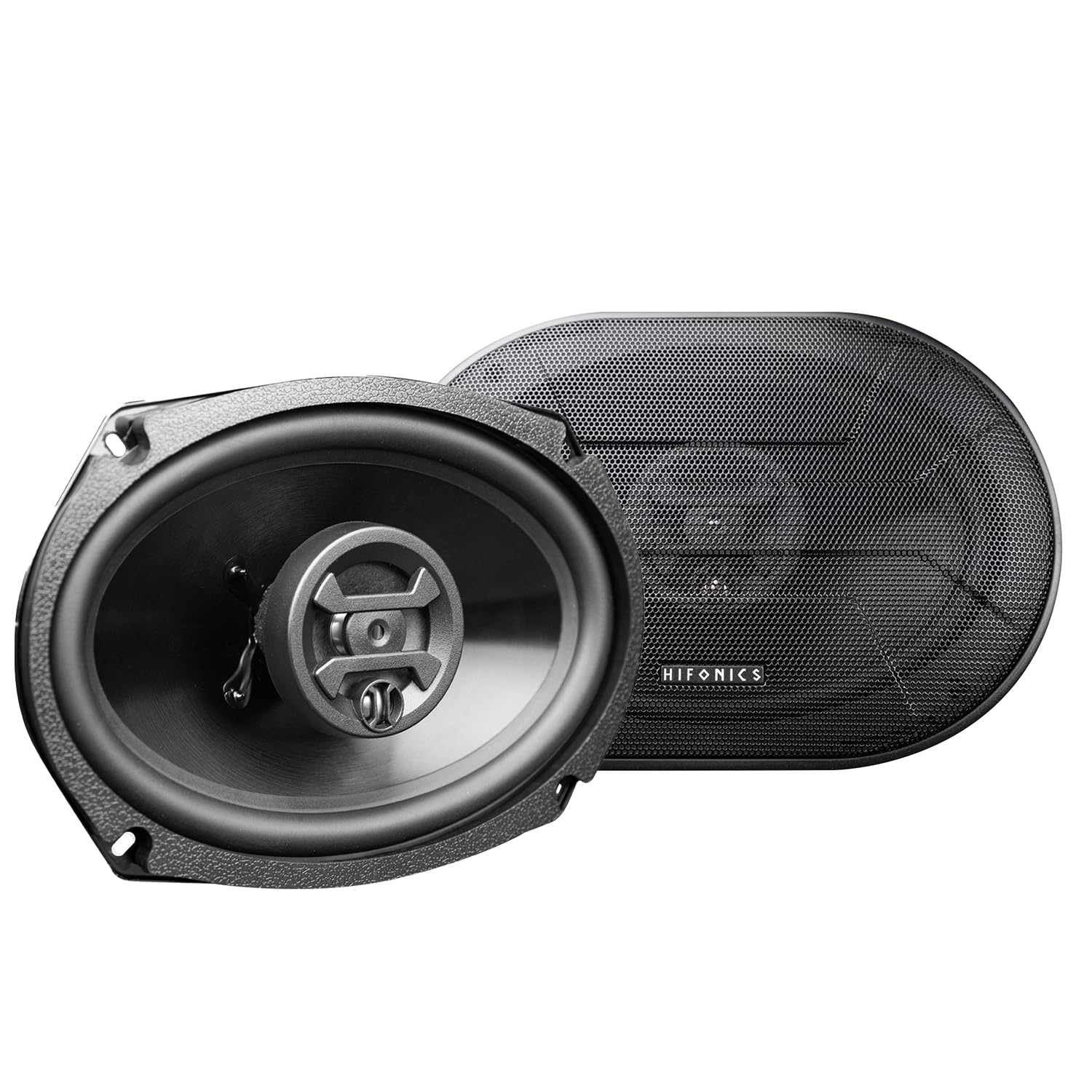 Hifonics Zeus Zs 693, 800 Watt 6 X 9 Inch 3 Way Car Audio Coaxial Speakers, 2 Pairs, Black