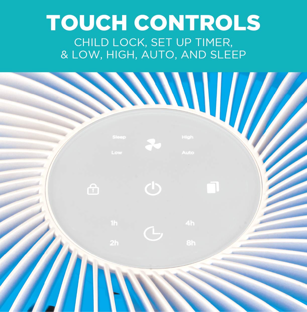 Black+Decker Tabletop Air Purifier With Indicator Lights, Hepa Air Purifier For Rooms Up To 435 Sq. Ft. Per 5 Air Changes, 3 Sta