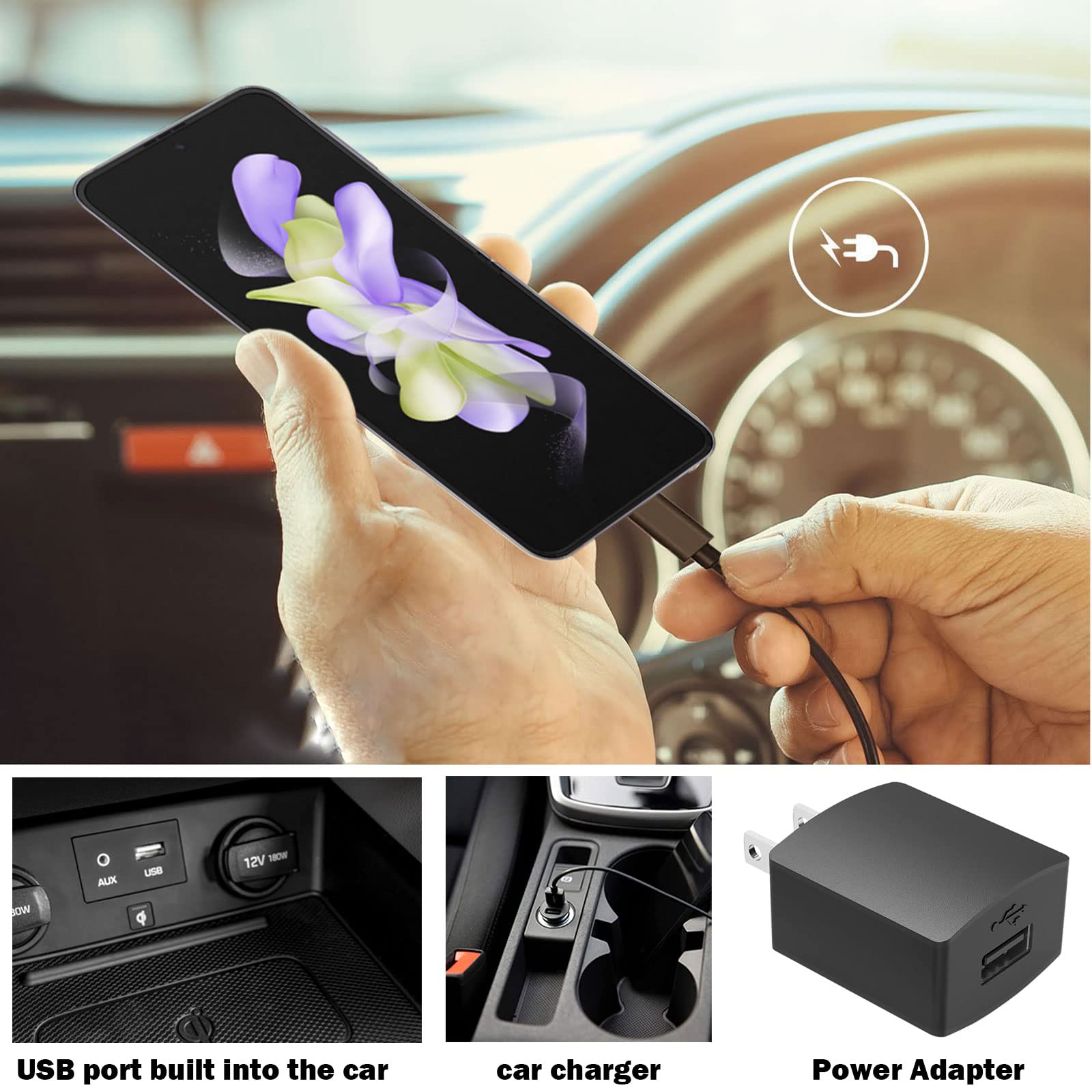 Usb C Charger Cable For Samsung Galaxy Z Flip 6, Flip 5, Flip 4, Flip 3, Flip 2, Samsung Galaxy Z Fold6, Fold 5, Fold 4, Fold 3,