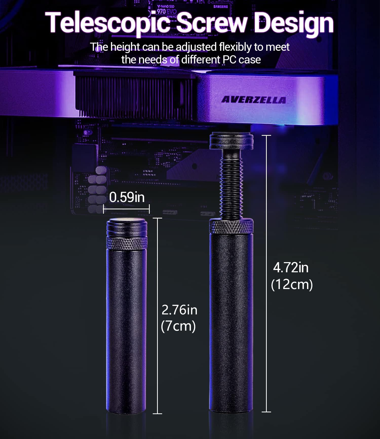 Gpu Support Bracket, Graphics Card Gpu Brace Support, Video Card Sag Holder Bracket, Gpu Stand, L