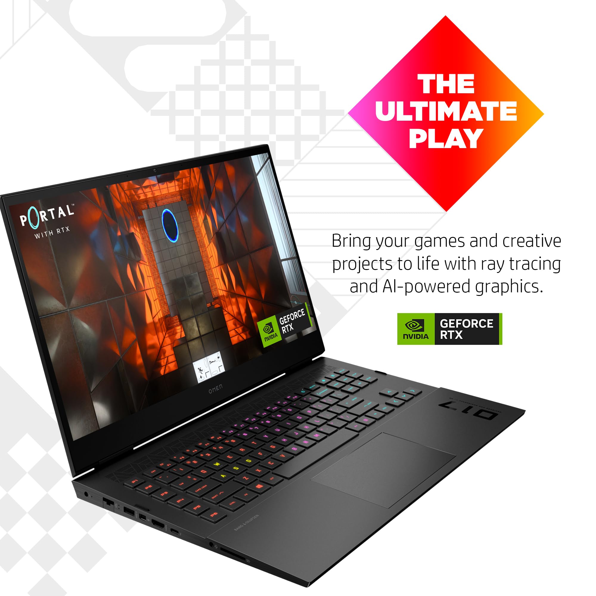 Hp Omen 17 Gaming Laptop 2024, 17.3 Qhd Ips 165Hz, 13Th Gen Intel 24-Core I9-13900Hx, Geforce Rtx 4080 12Gb, 64Gb Ddr5, 1Tb Ssd,