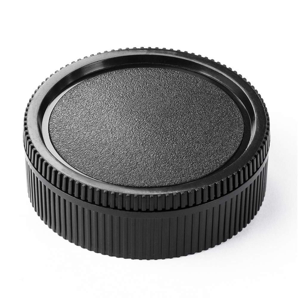 Body Cap And Lens Rear Cap Cover Replacement Set For Leica R Mount Lr Lens&Cameras,2 Sets