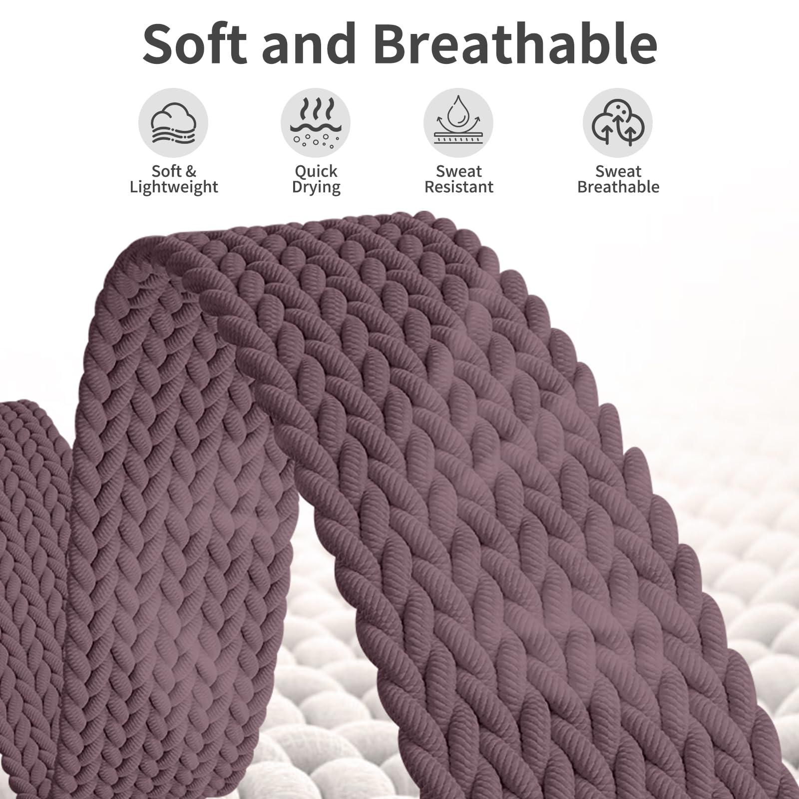 Zspoly Braided Band Compatible With Fitbit Versa 4 Bands For Women/Versa 3/Sense 2/Sense Band, Magnetic Clasp Elastic Fabric Spo